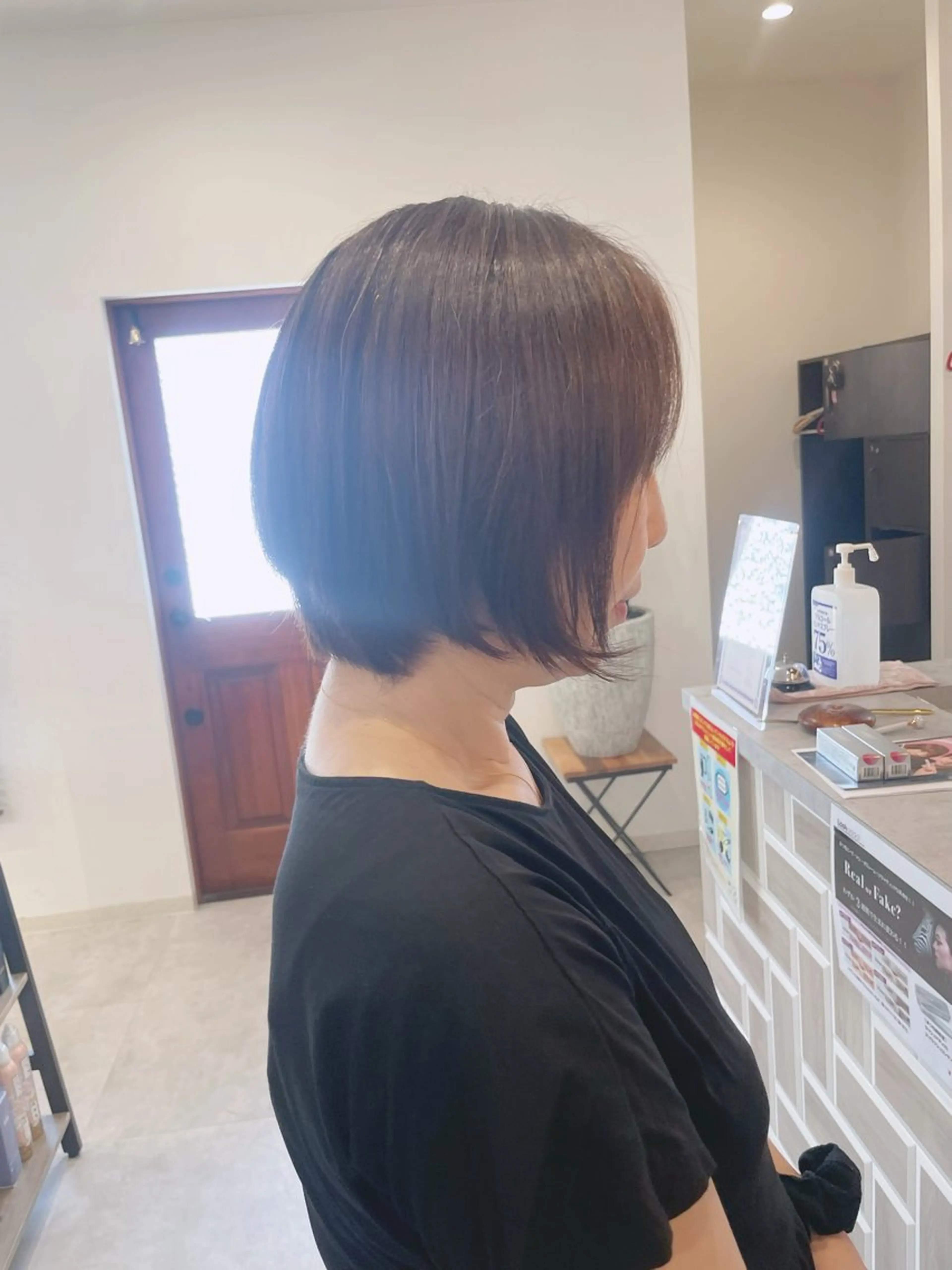 ショート カラー no4ナチュラル戸祭所属・山越 美裕樹のヘアスタイル