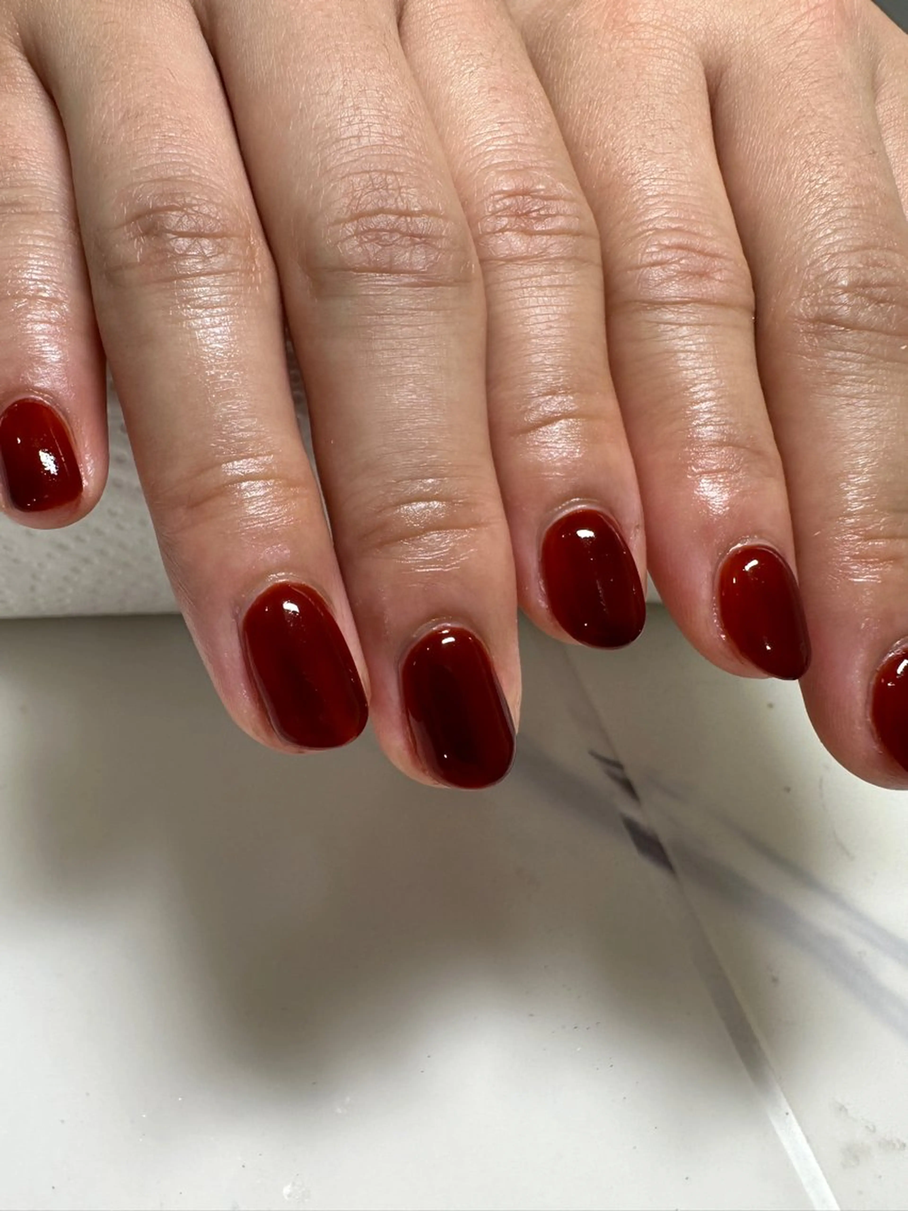 ネイル ボルドー ルミエナ銀座 MUKAEDAのネイルデザイン