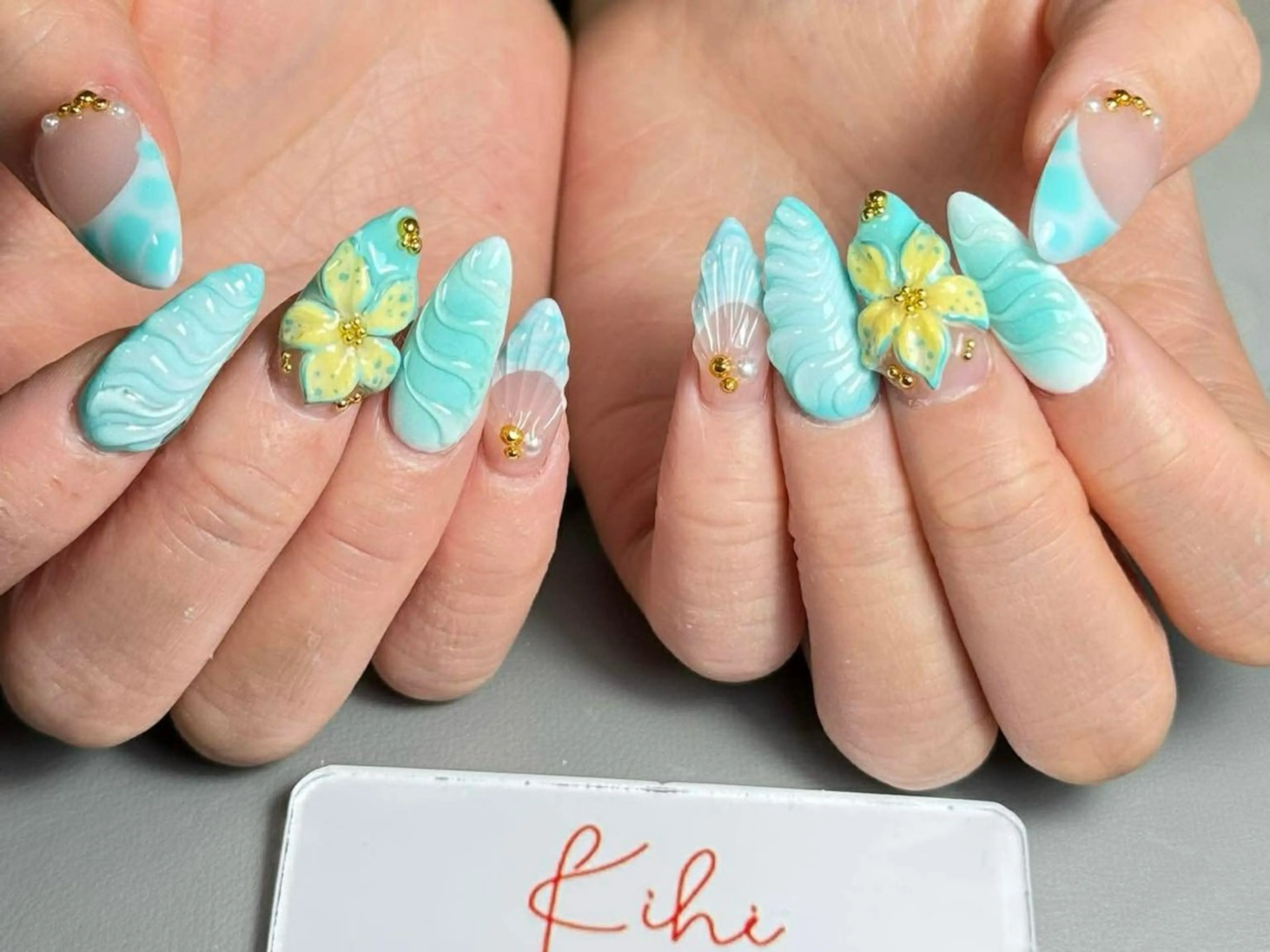 ネイル アートネイル フレンチネイル ジェルネイル グラデーション 韓国ネイル ハンドネイル ハンドケア さくら💮💮 【オフ無料】のネイルデザイン