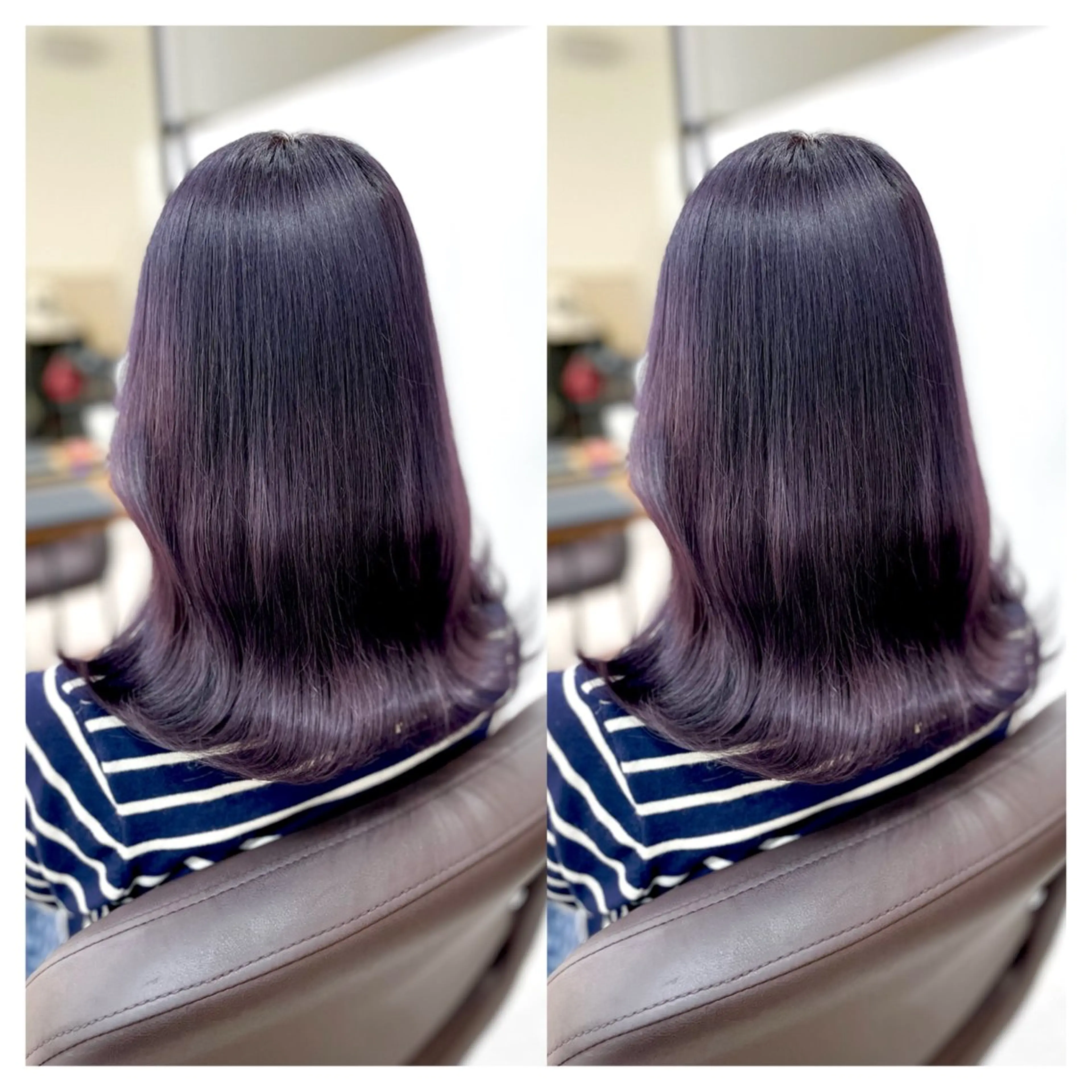 ミディアム カラー カット ヘアカラー トリートメント 村山 茉衣のヘアスタイル