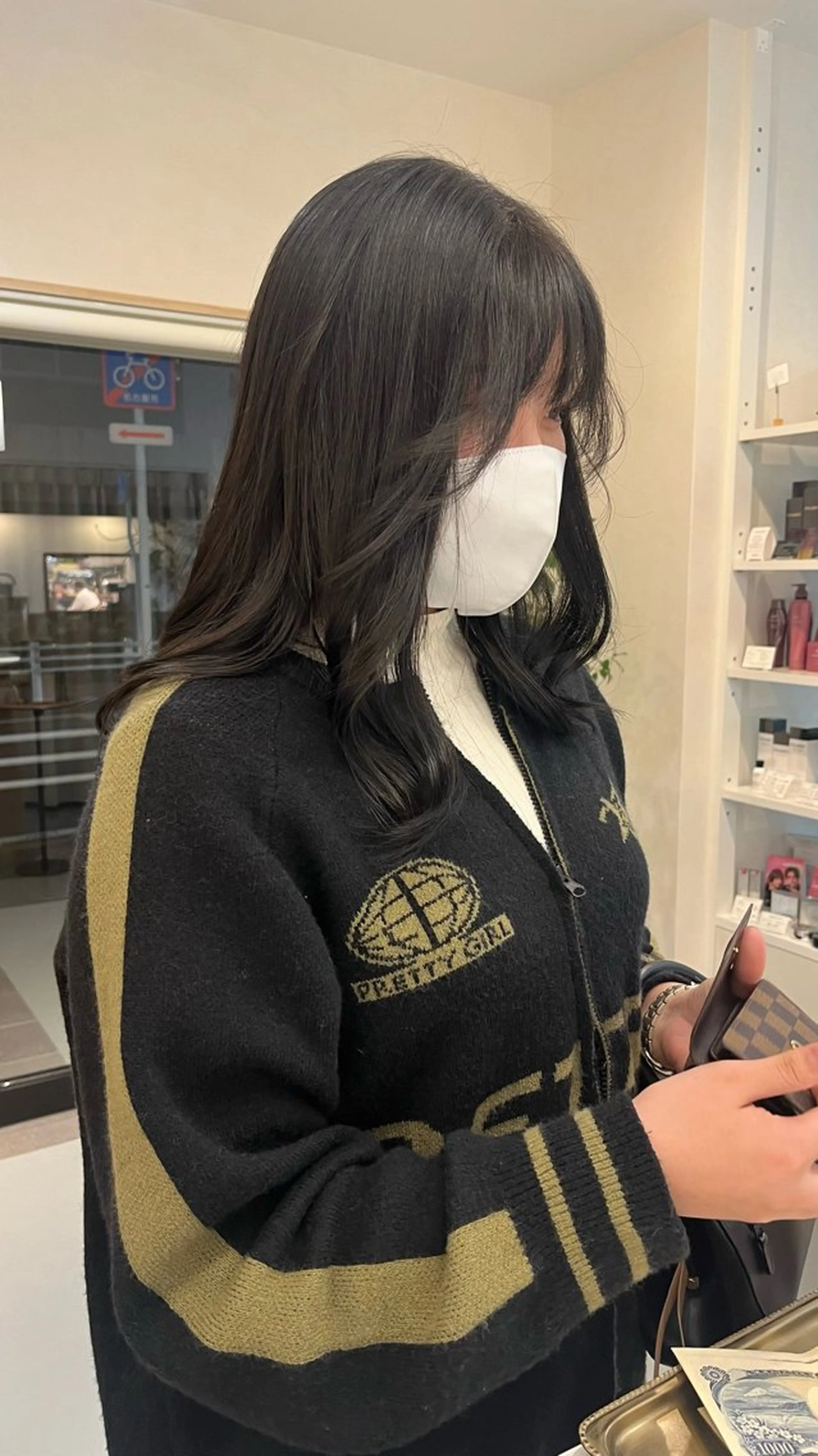 ロング カラー 米澤 奈央のヘアスタイル