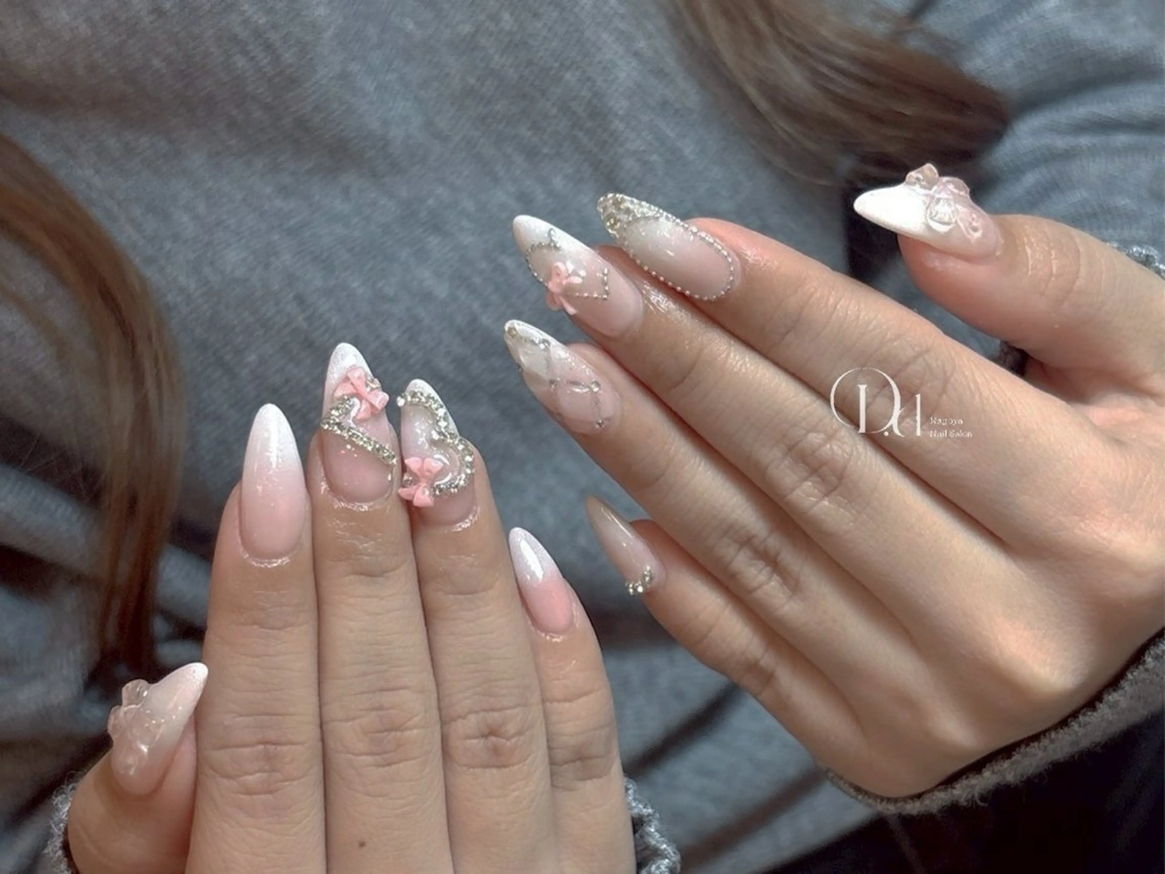 長さだし10本 持ち込みデザイン🥣 パーツ付け放題💘の写真