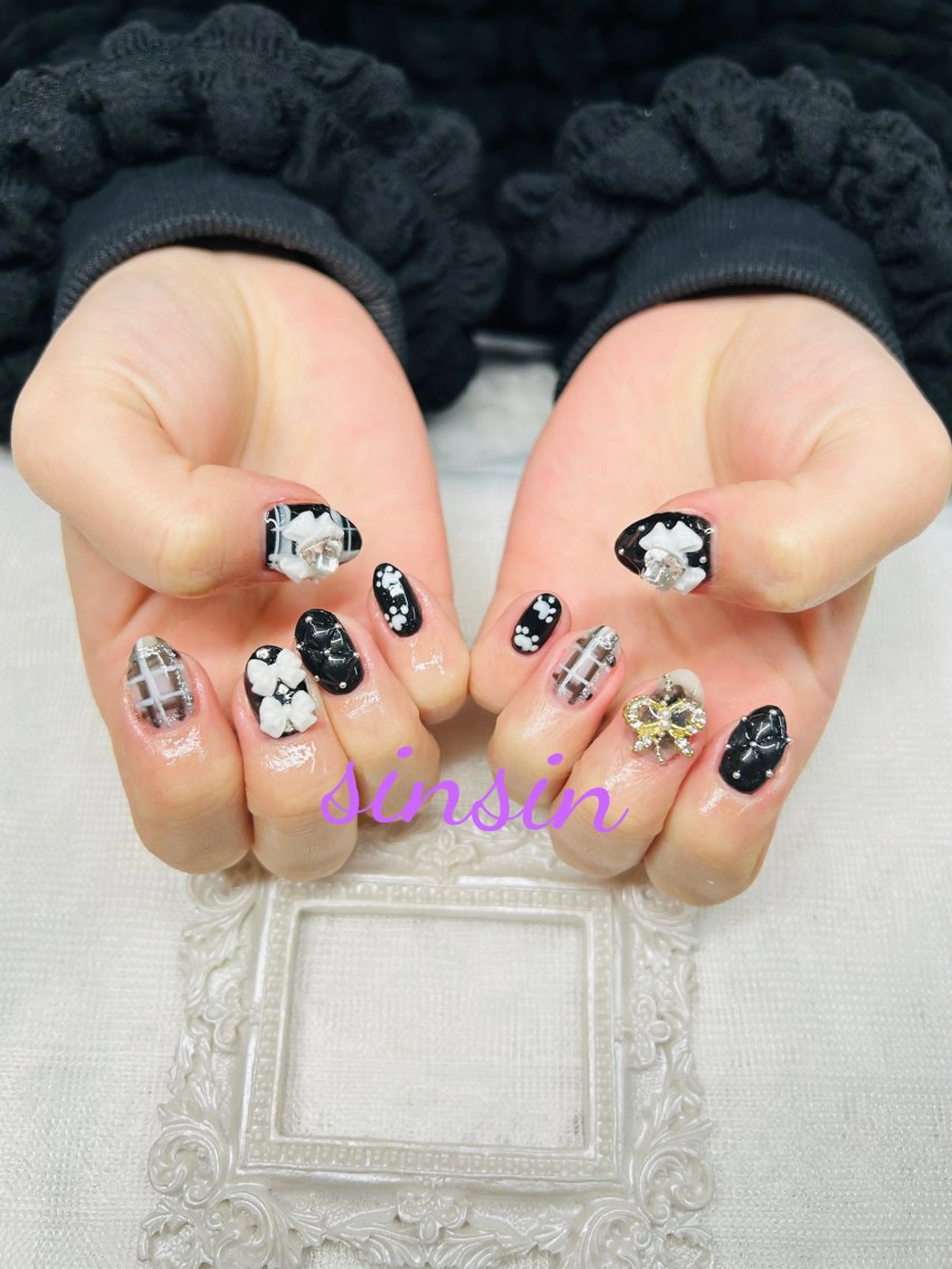 自爪持ちデザインパーツ無料の写真