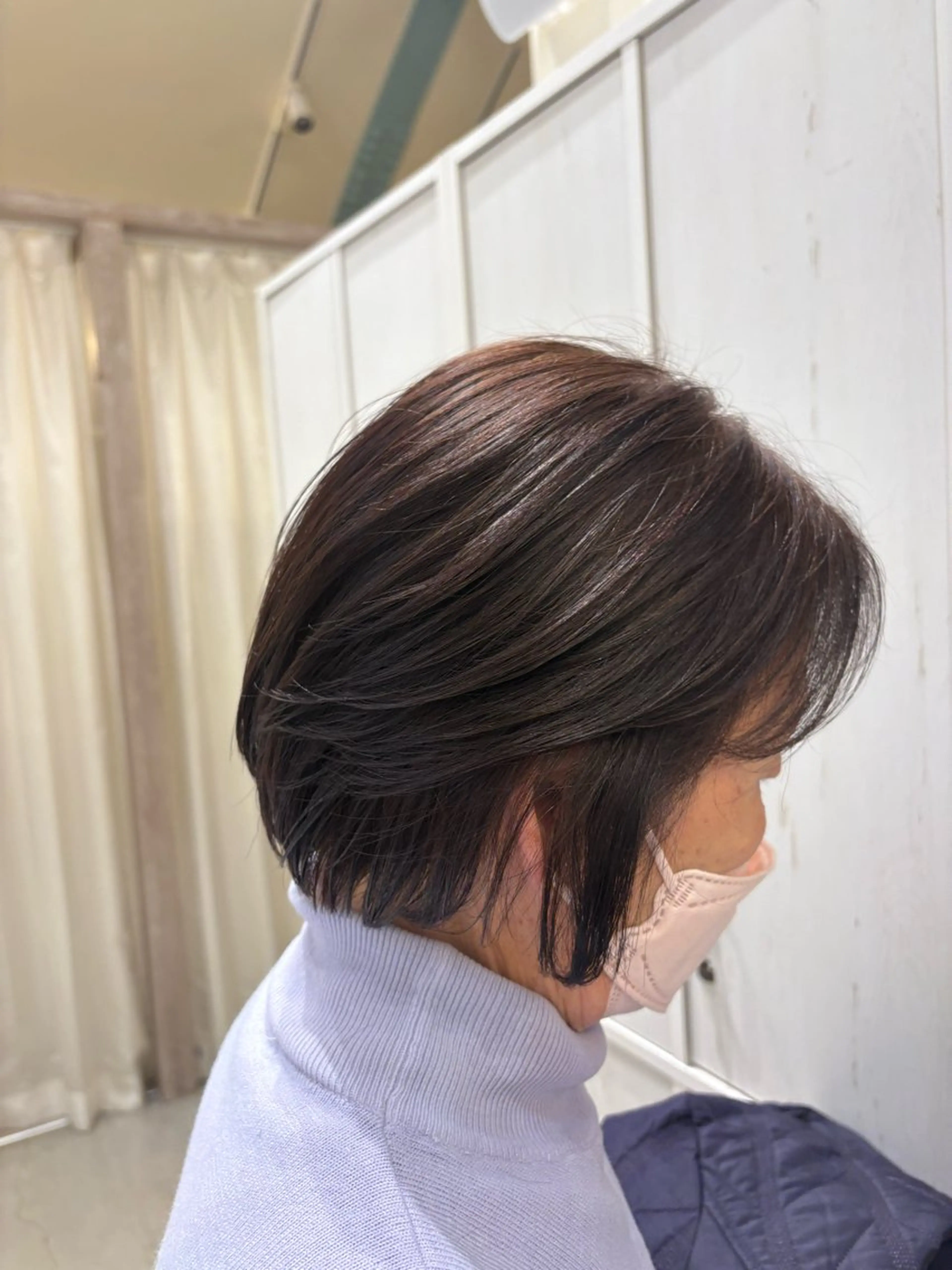 ショート つちだ ゆうひ / 暗髪カラー⟡.·のヘアスタイル