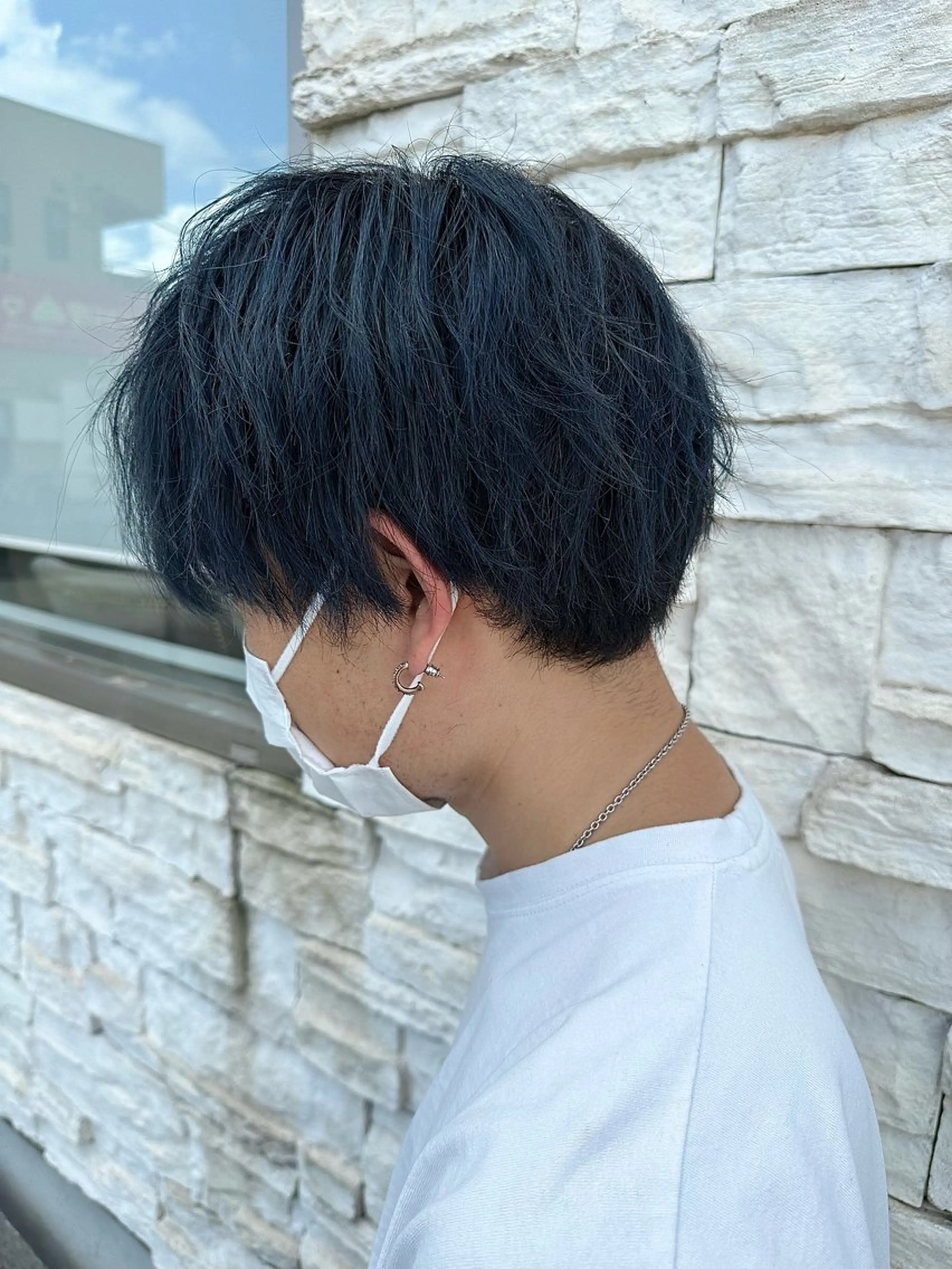 カラー メンズ メンズブリーチ ブリーチ カット ヘアカラー TELAHAIR成田 マネージャー吉野美羽のヘアスタイル