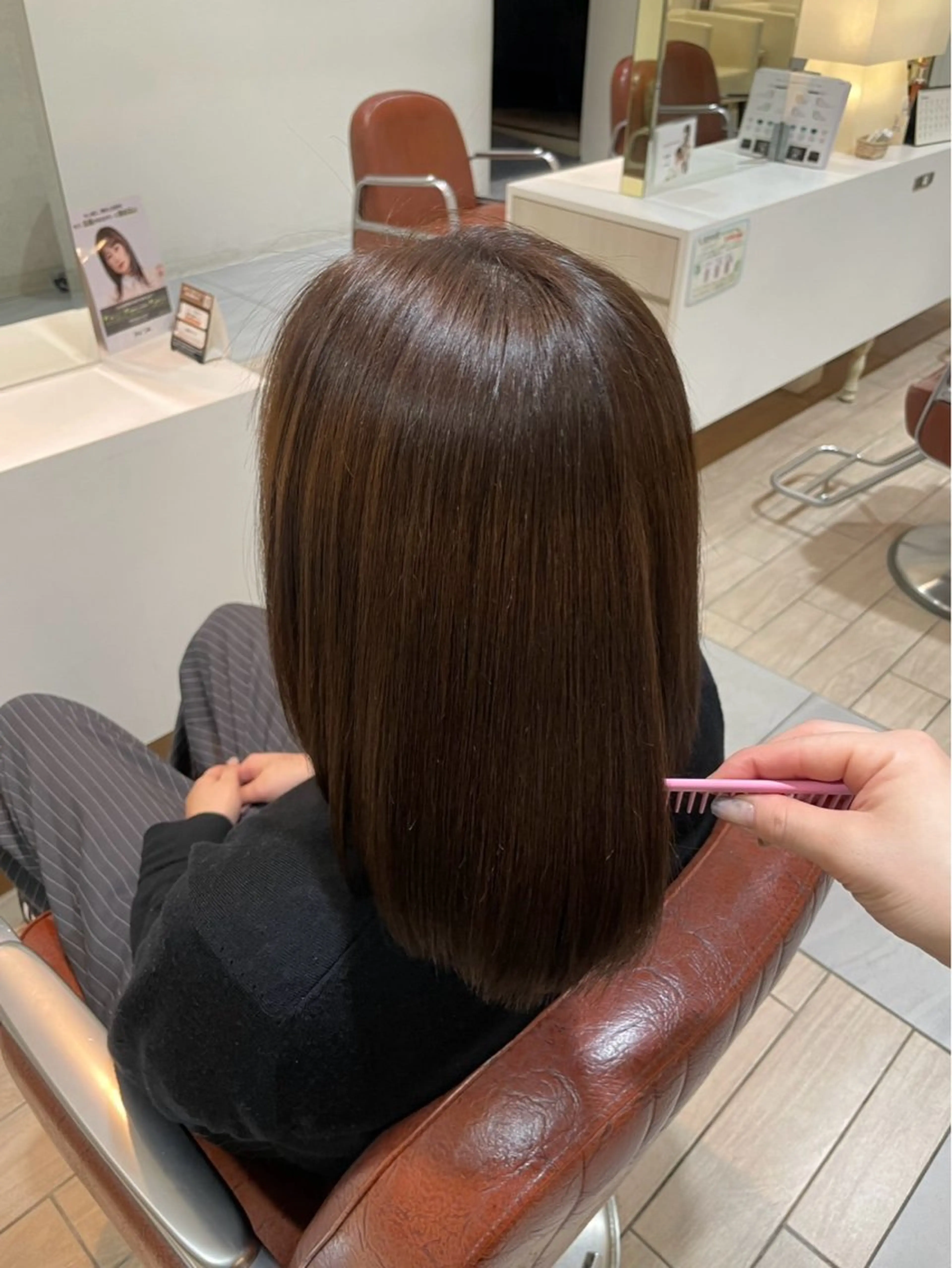 ミディアム カラー 中江 唱のヘアスタイル