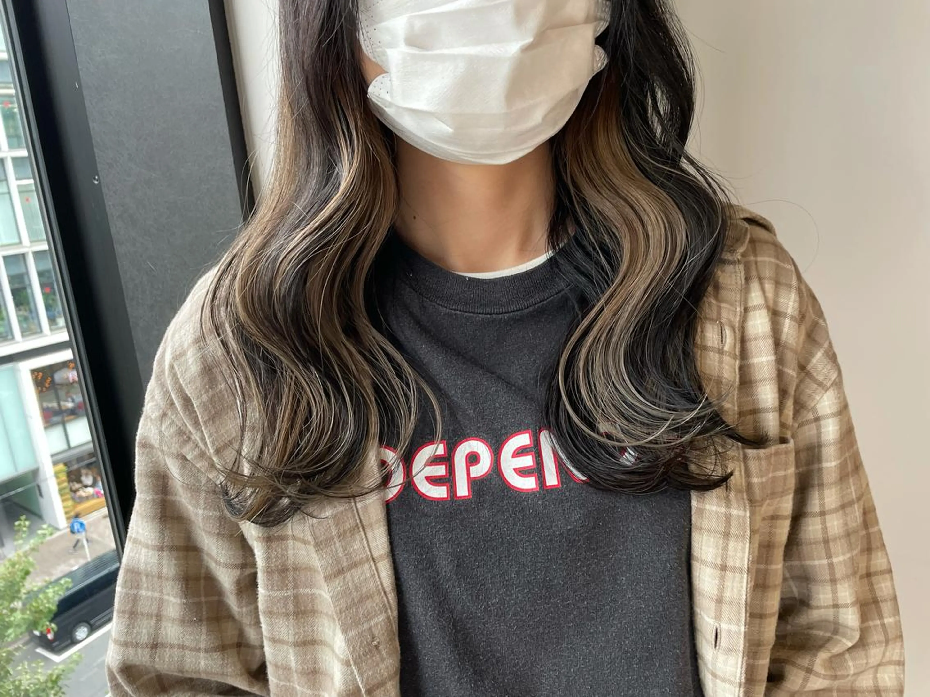 ミディアム カラー インナーカラー ブリーチ👩‍🦳/ ‪✂︎MANAMIのヘアスタイル