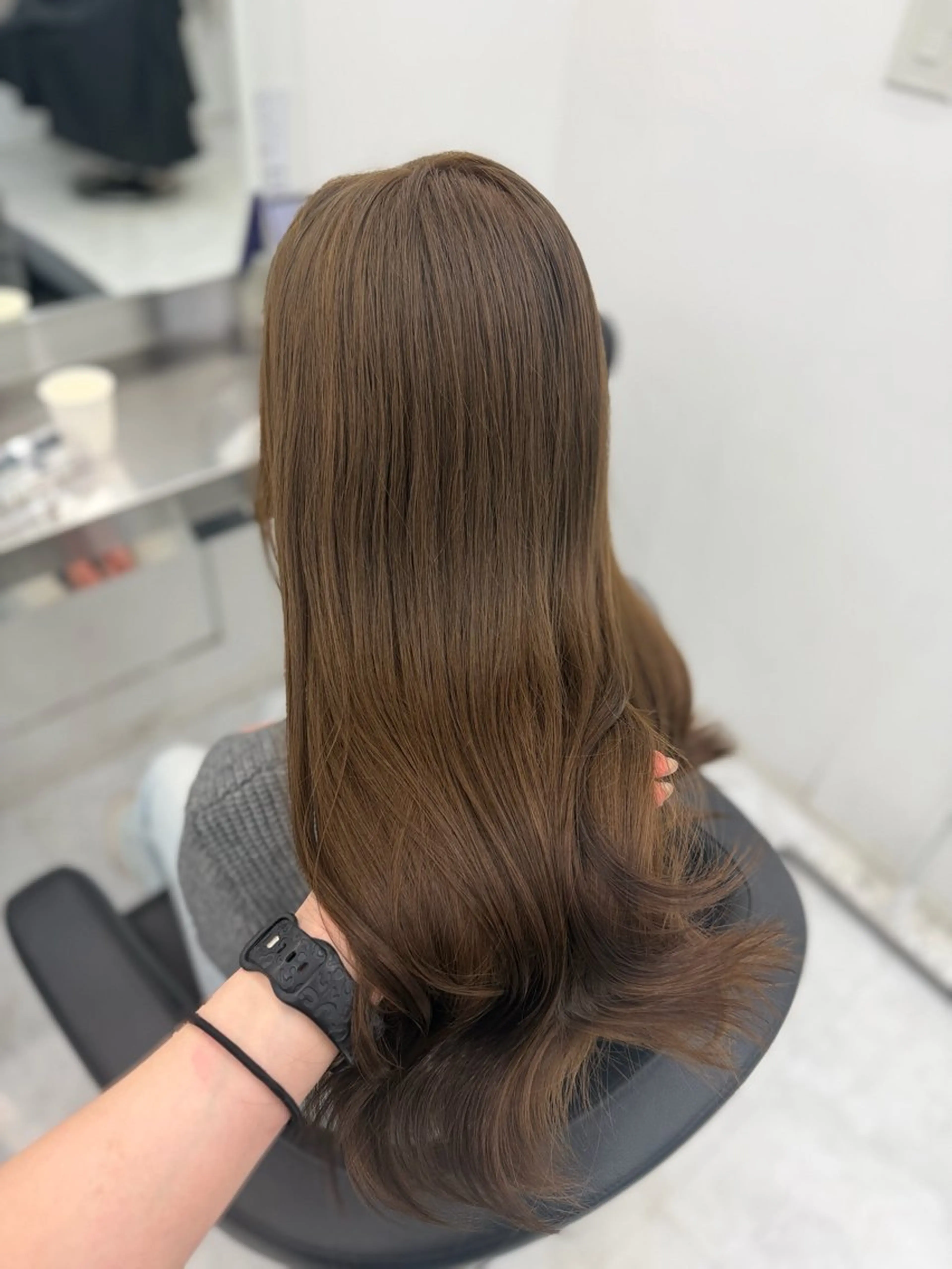 カラー カット ヘアカラー トリートメント 透明感ベージュ🎀 Anju/渋谷🎀のヘアスタイル