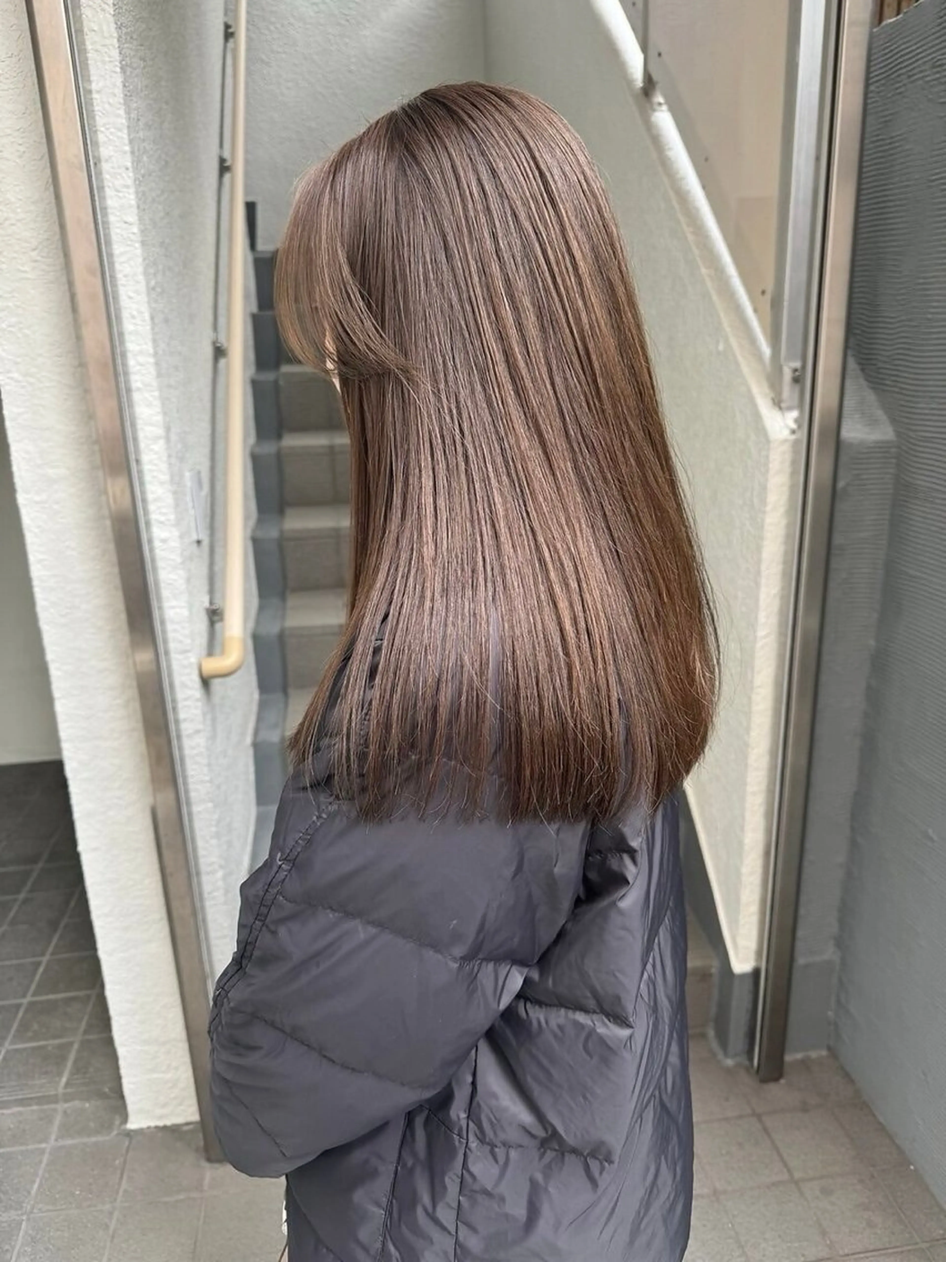 セミロング レイヤーカット🍏 パーマ/ののかのヘアスタイル