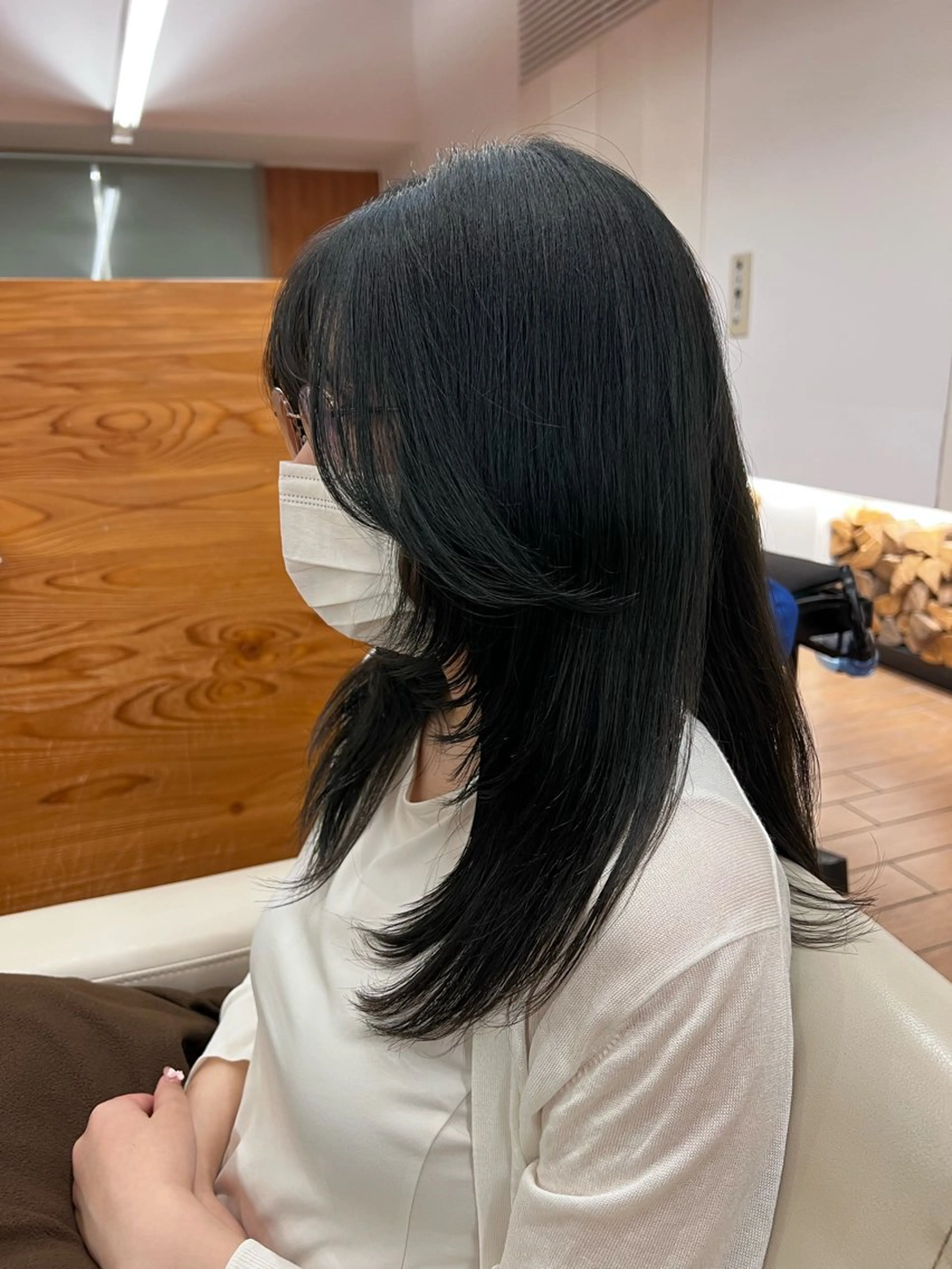 ロング アッシュ 🎀渡部 凜花/髪質 改善/艶髪🎀のヘアスタイル