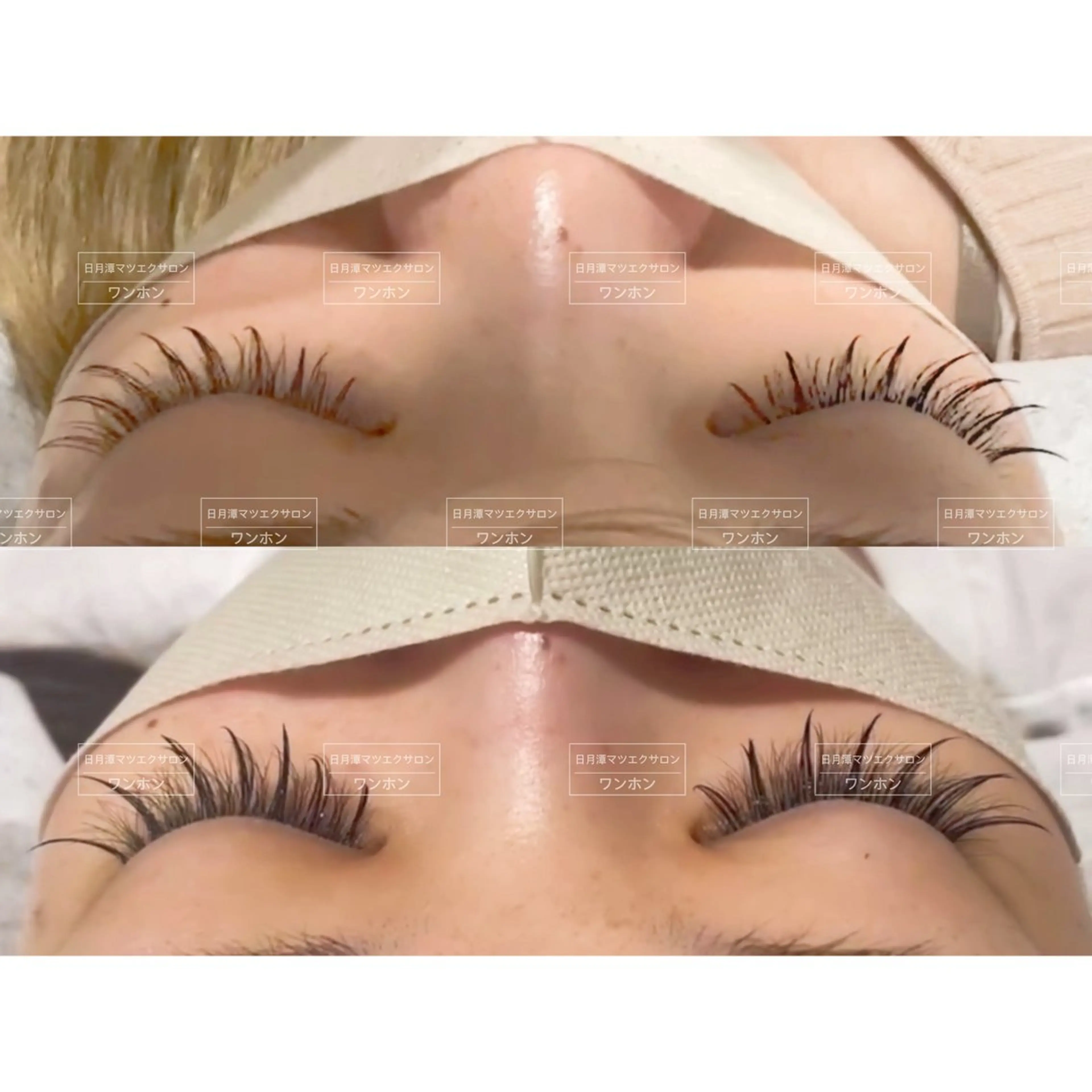 マツエク・マツパ フラットラッシュ ボリュームラッシュ ワンホンマツエク マツエク 🔆日月潭🌙 銀座店のマツエク・マツパデザイン
