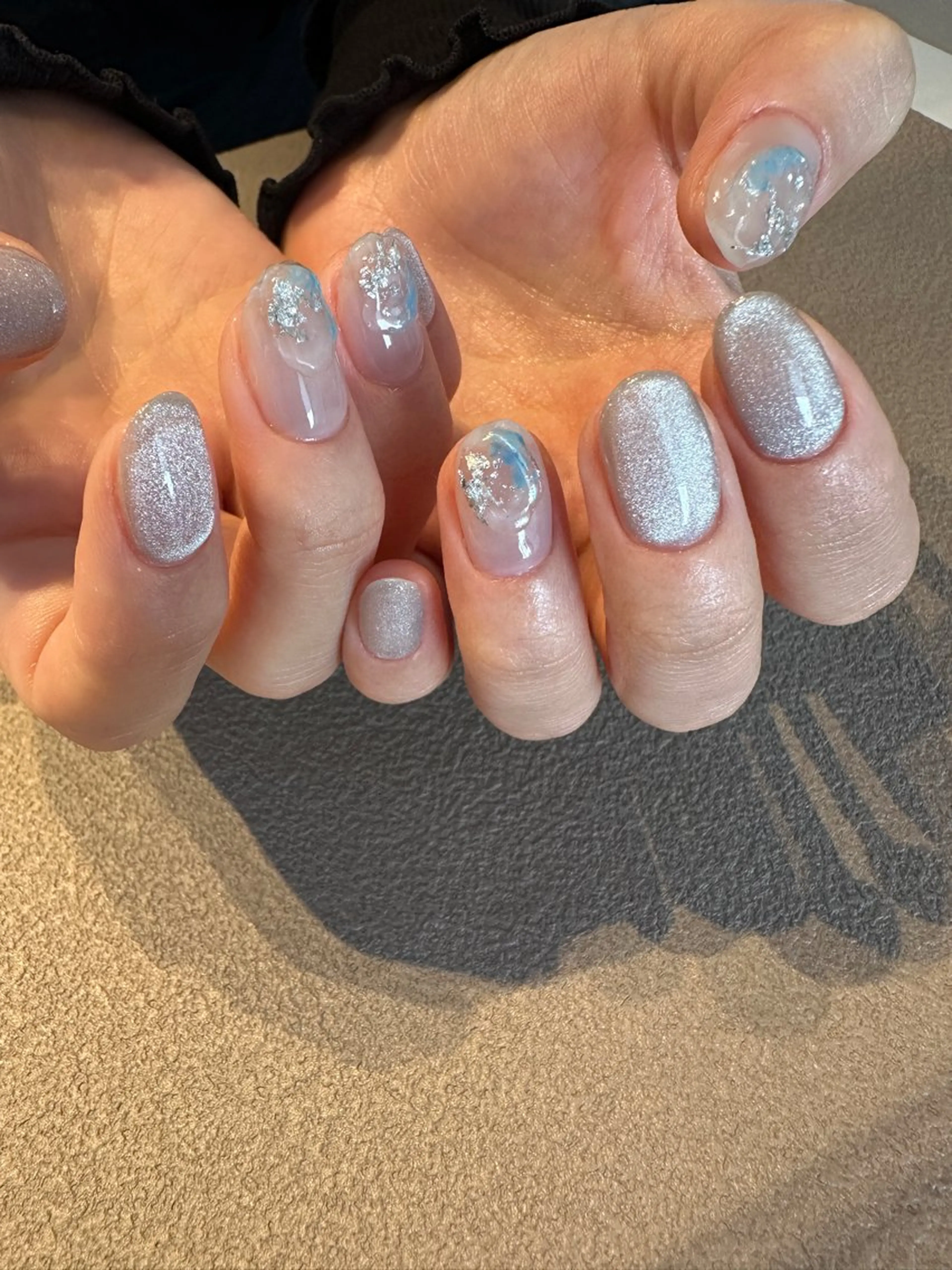 ネイル アートネイル クリアネイル マグネットネイル ワンカラーネイル ぷっくりネイル ハンドネイル Baden Nail ﾊﾞ-ﾃﾞﾝ ﾈｲﾙのネイルデザイン