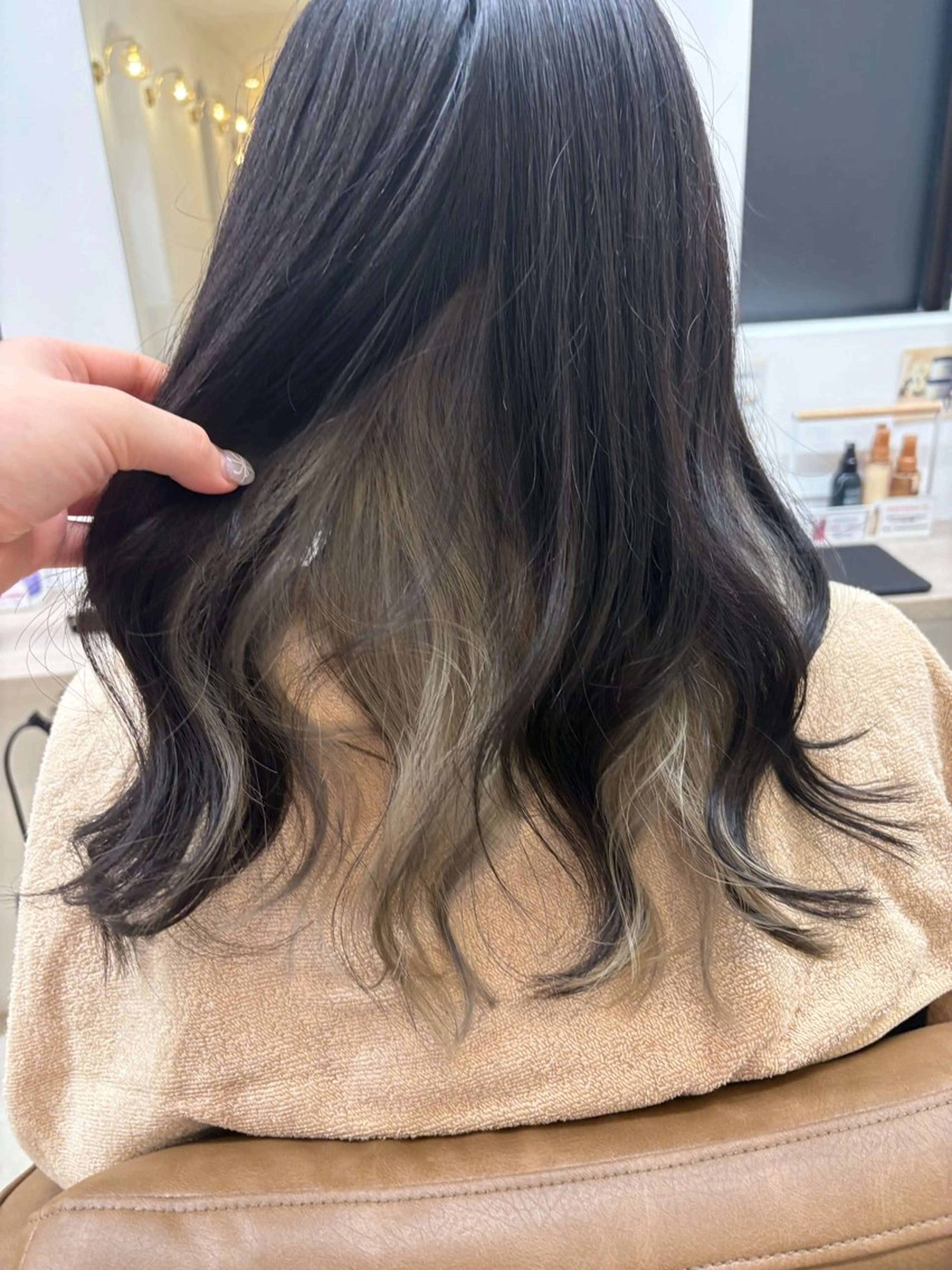 カラー ルプラボウ すぎやまみほのヘアスタイル