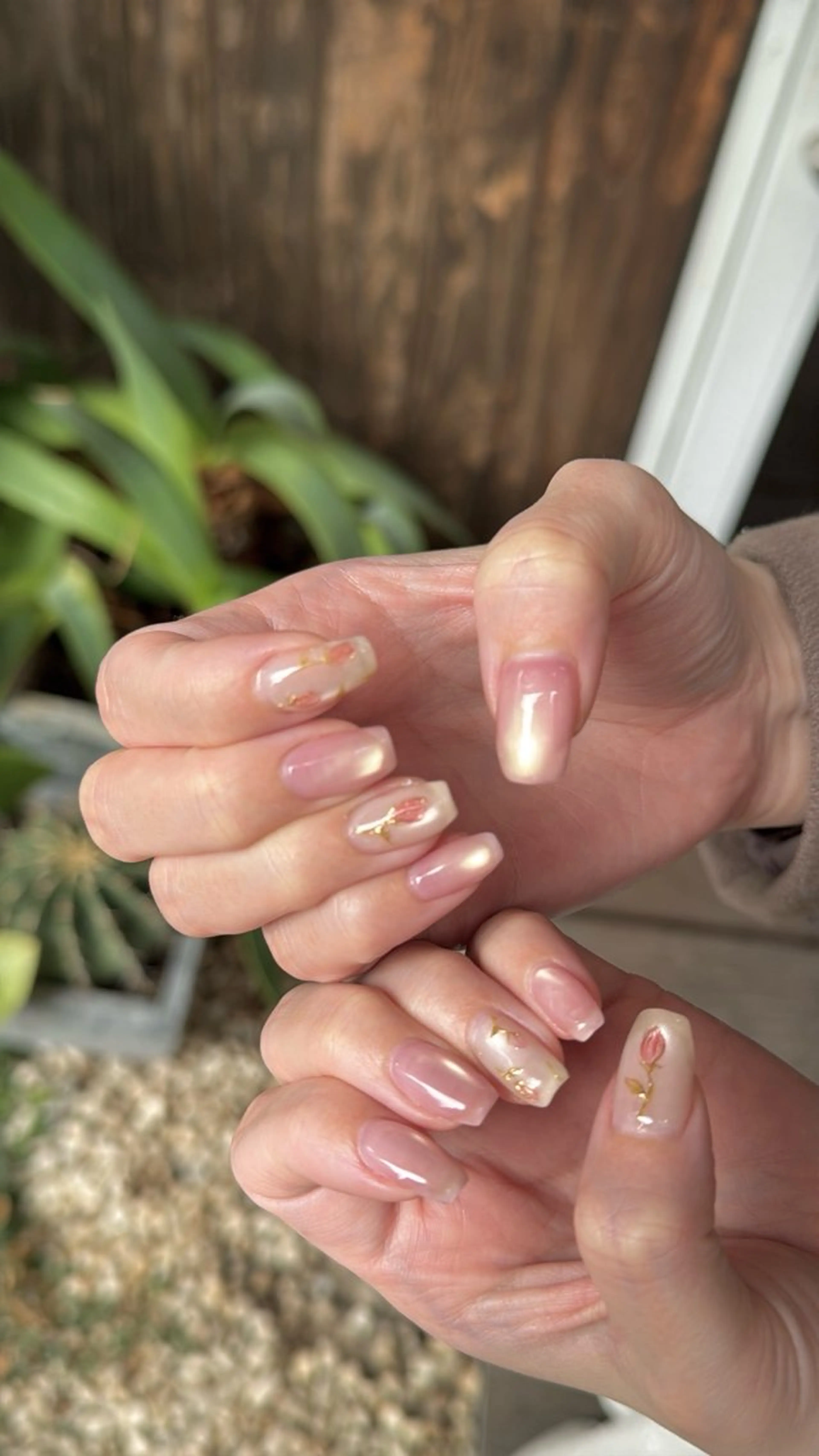 ネイル フラッシュネイル フラッシュマグ フットネイル フレンチネイル 韓国ネイル ハンドネイル SAKU nail 作島茜のネイルデザイン