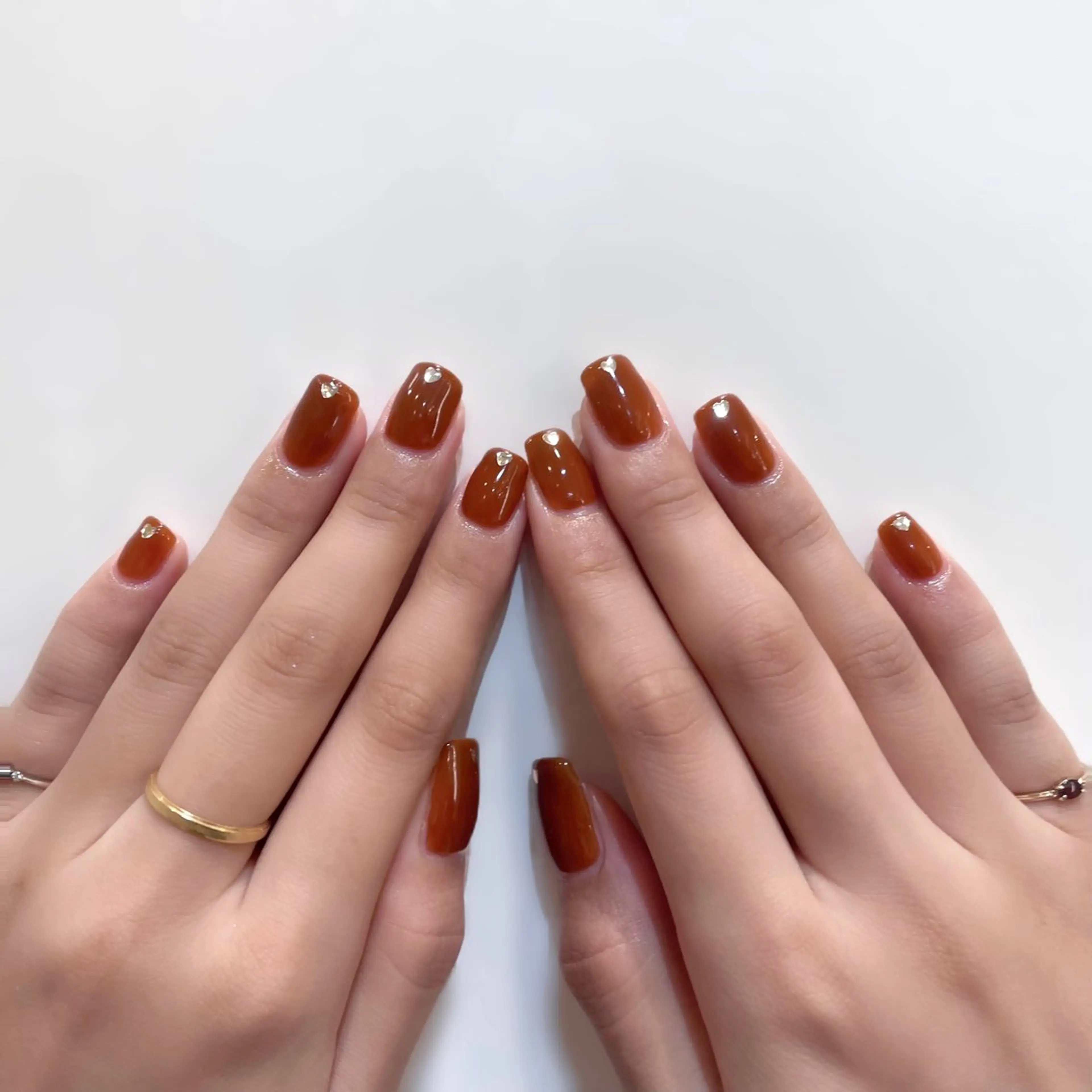 ネイル シンプルネイル ハンドネイル Tsuki🌙/渋谷 /パラジェルのネイルデザイン