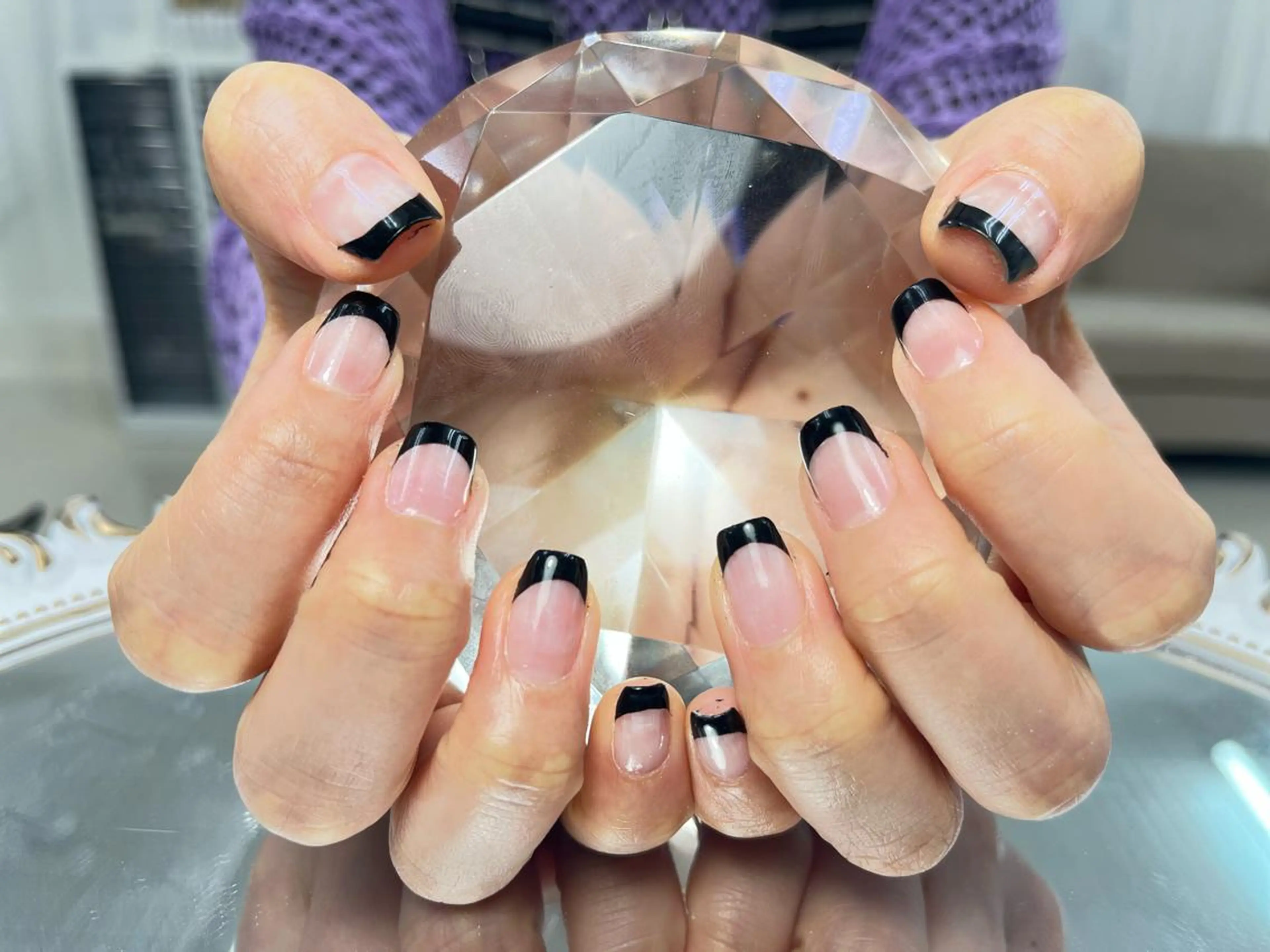 ネイル フレンチネイル ToliyDeliy Nail Salonのネイルデザイン