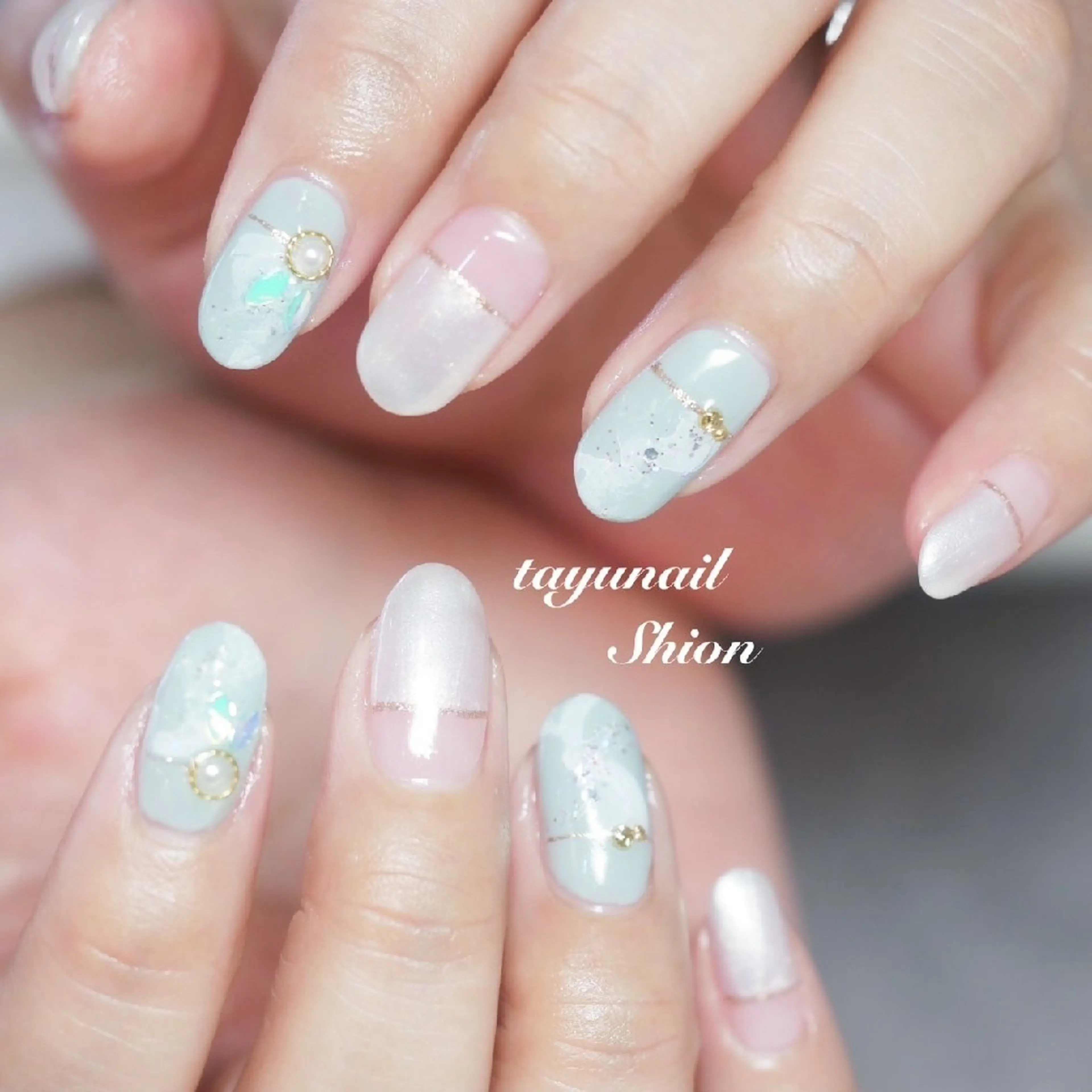 ネイル ジェルネイル パラジェル 春ネイル ネイルサロン 【たゆnail】のネイルデザイン