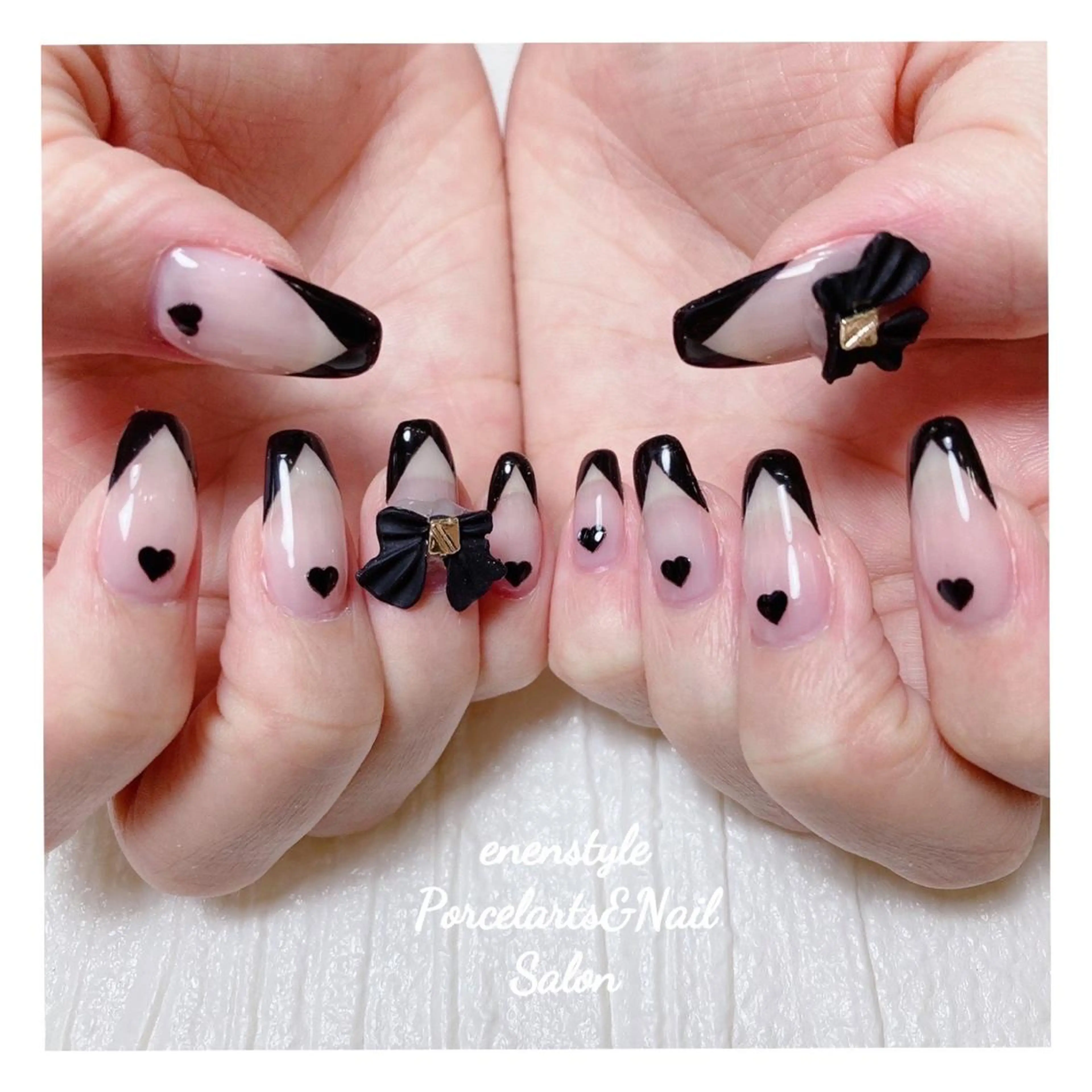 ミディアム ネイル 👑enen style👑のネイルデザイン