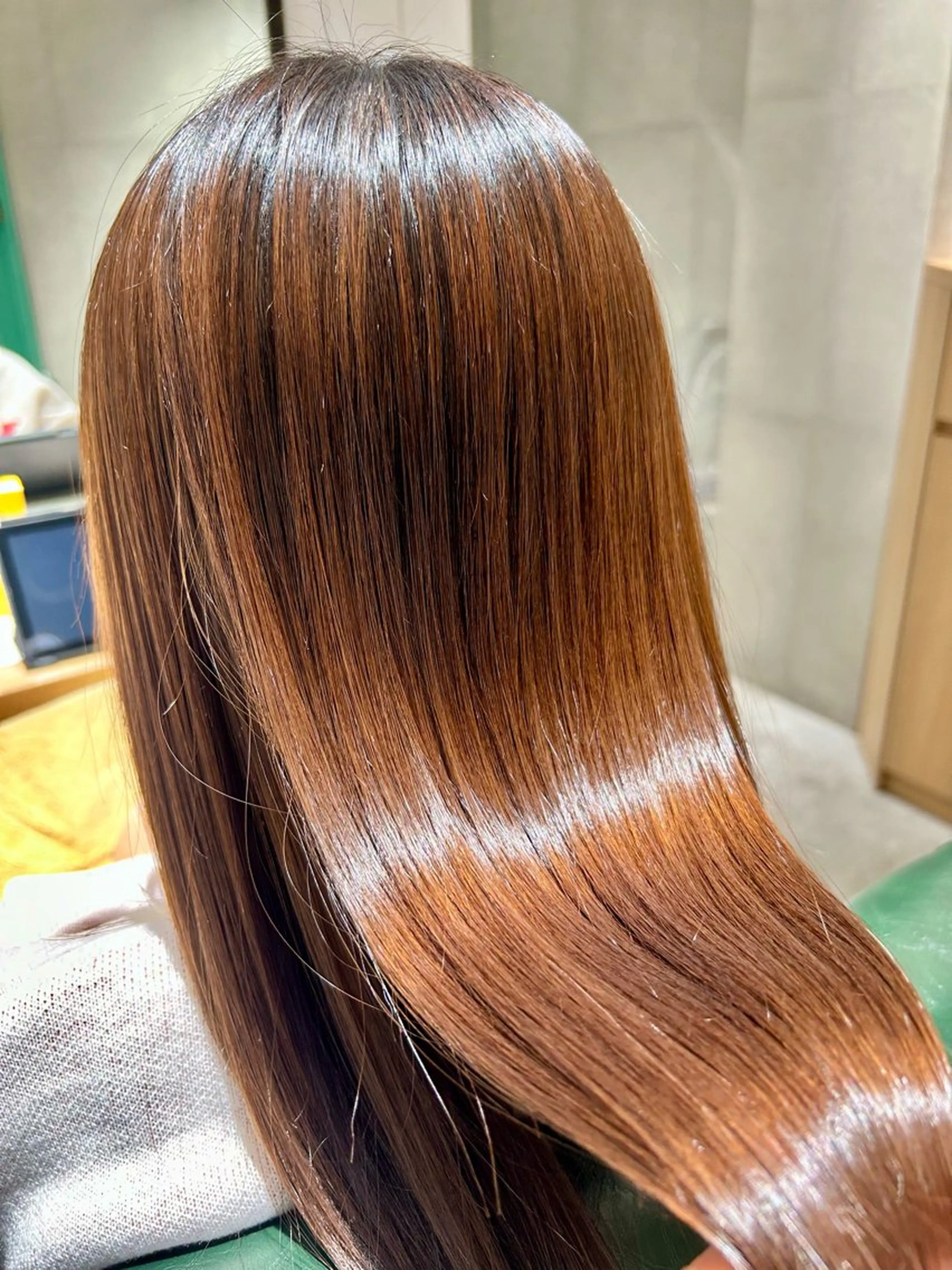 ロング 髪質改善 縮毛矯正 カット トリートメント 茅ヶ崎/縮毛矯正/ ソノカのヘアスタイル