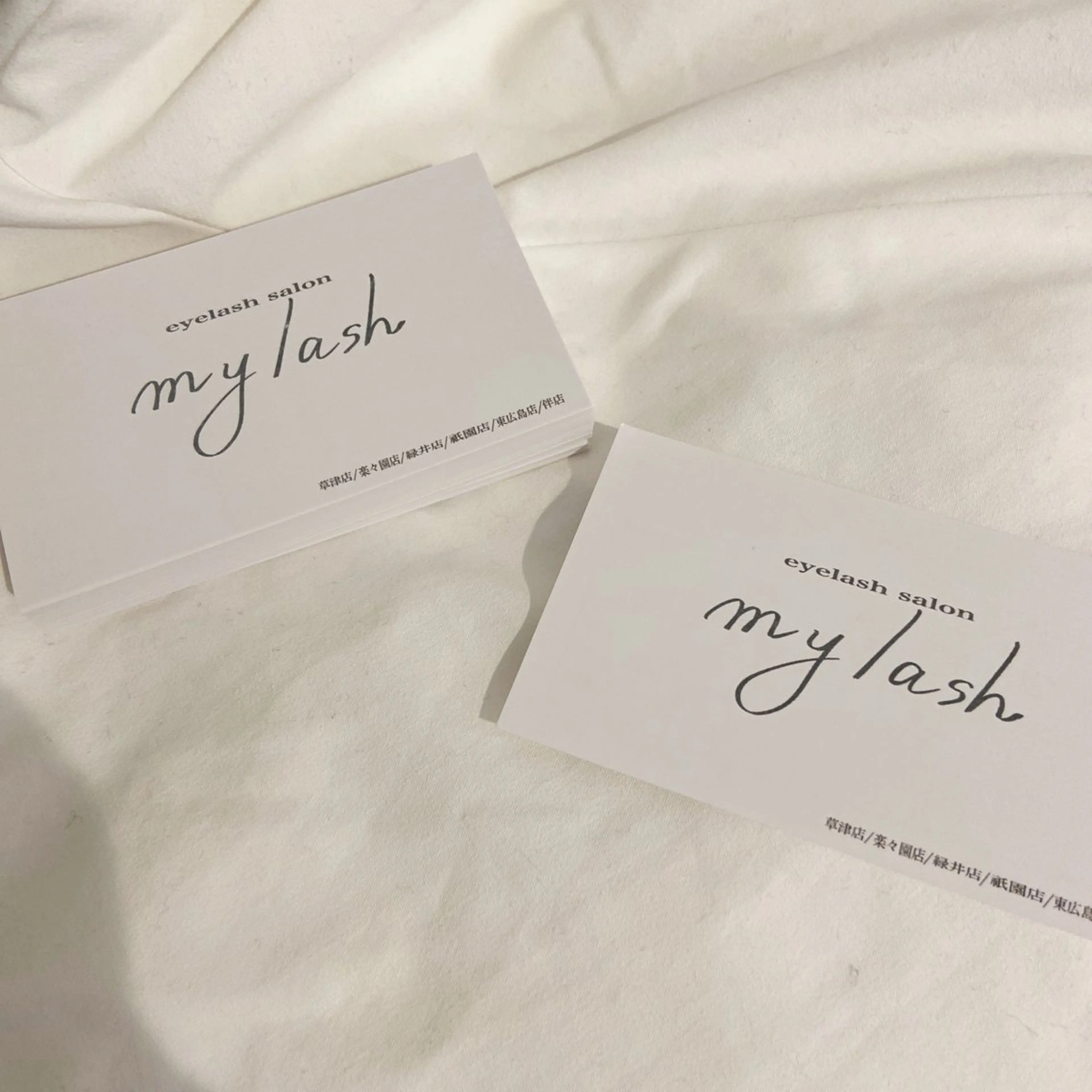 my lash 祇園店のマツエク・マツパデザイン