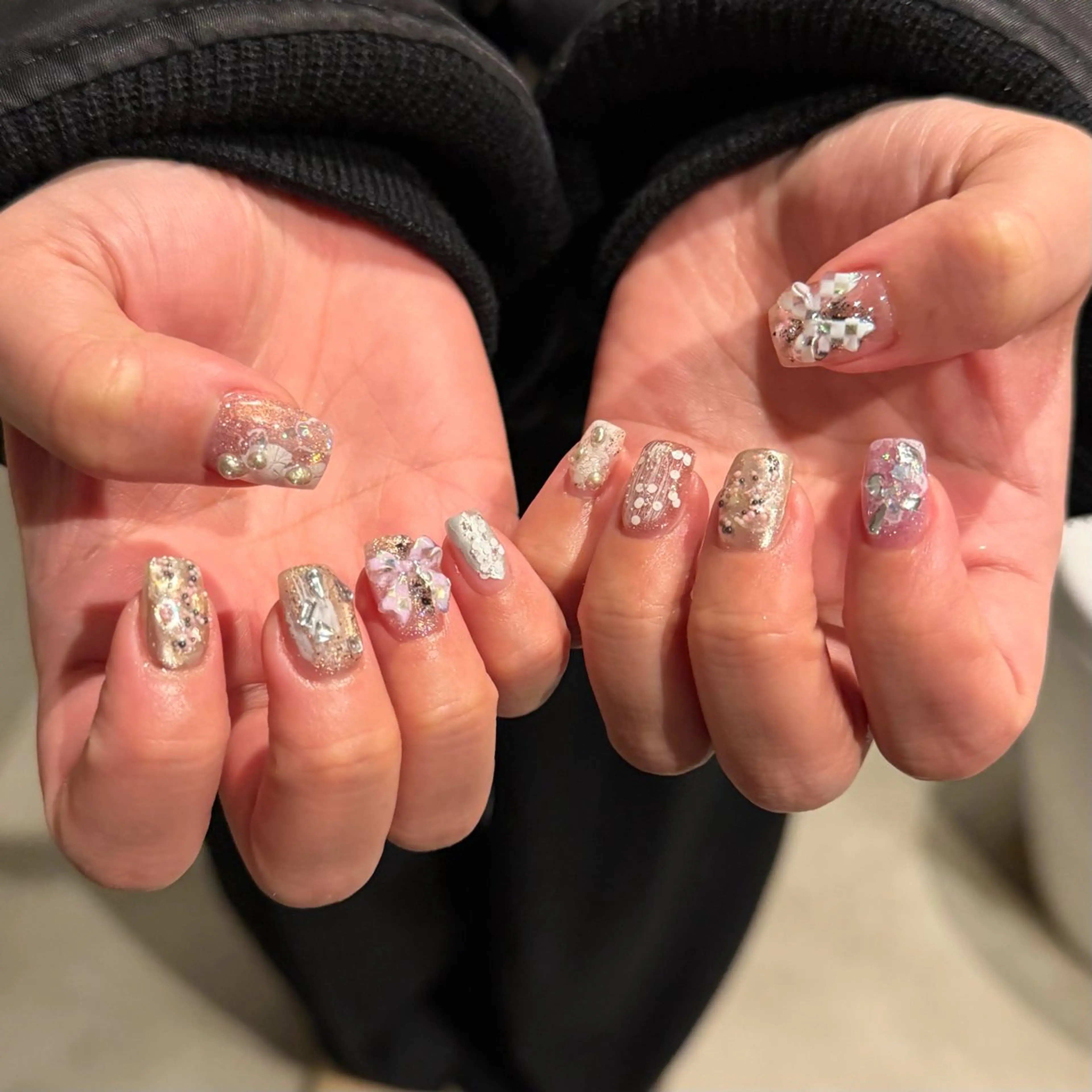 ネイル 春ネイル ハンドネイル 𝐫𝐚𝐢 𝐧𝐚𝐢𝐥のネイルデザイン