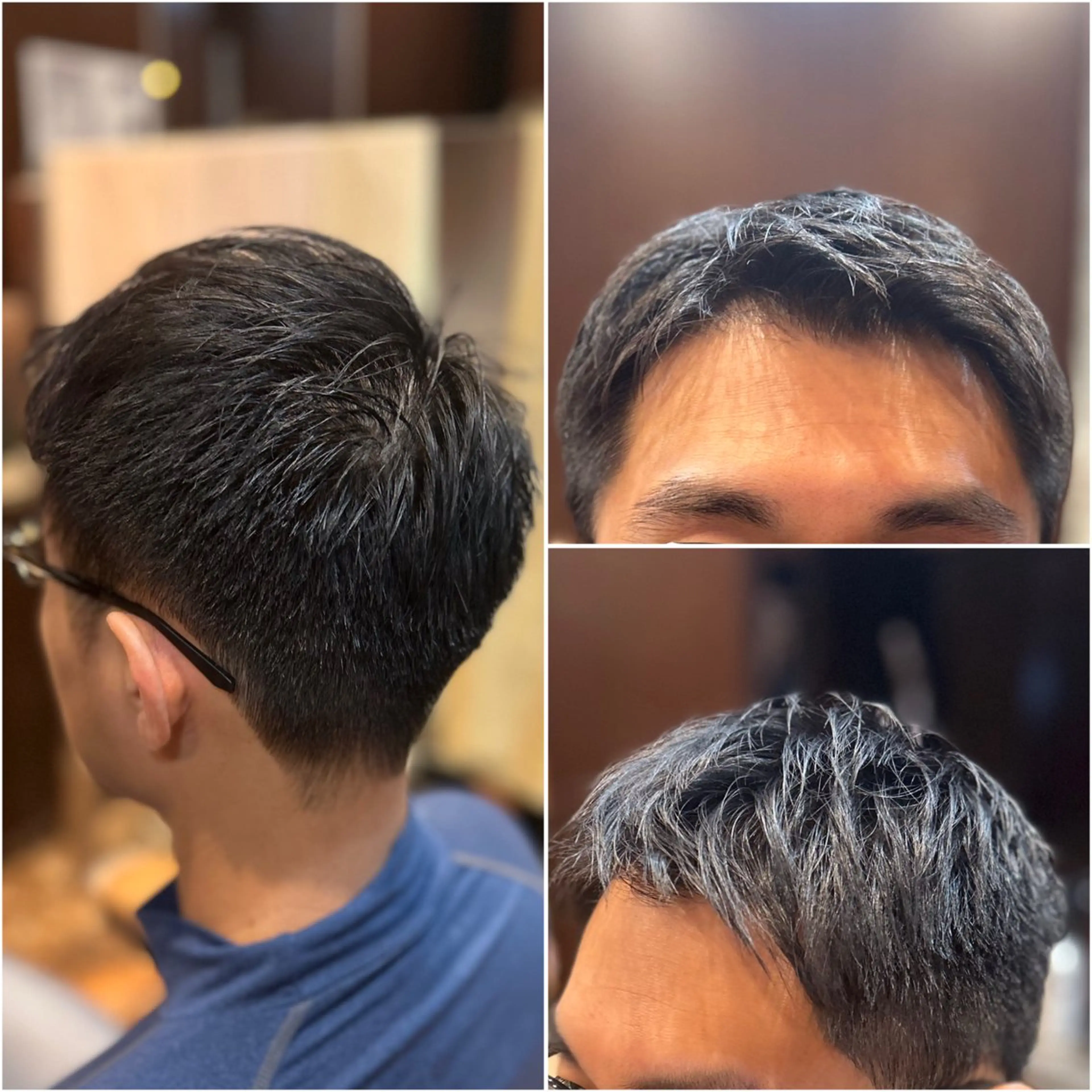 ショート メンズ カット 根尾 海咲のヘアスタイル