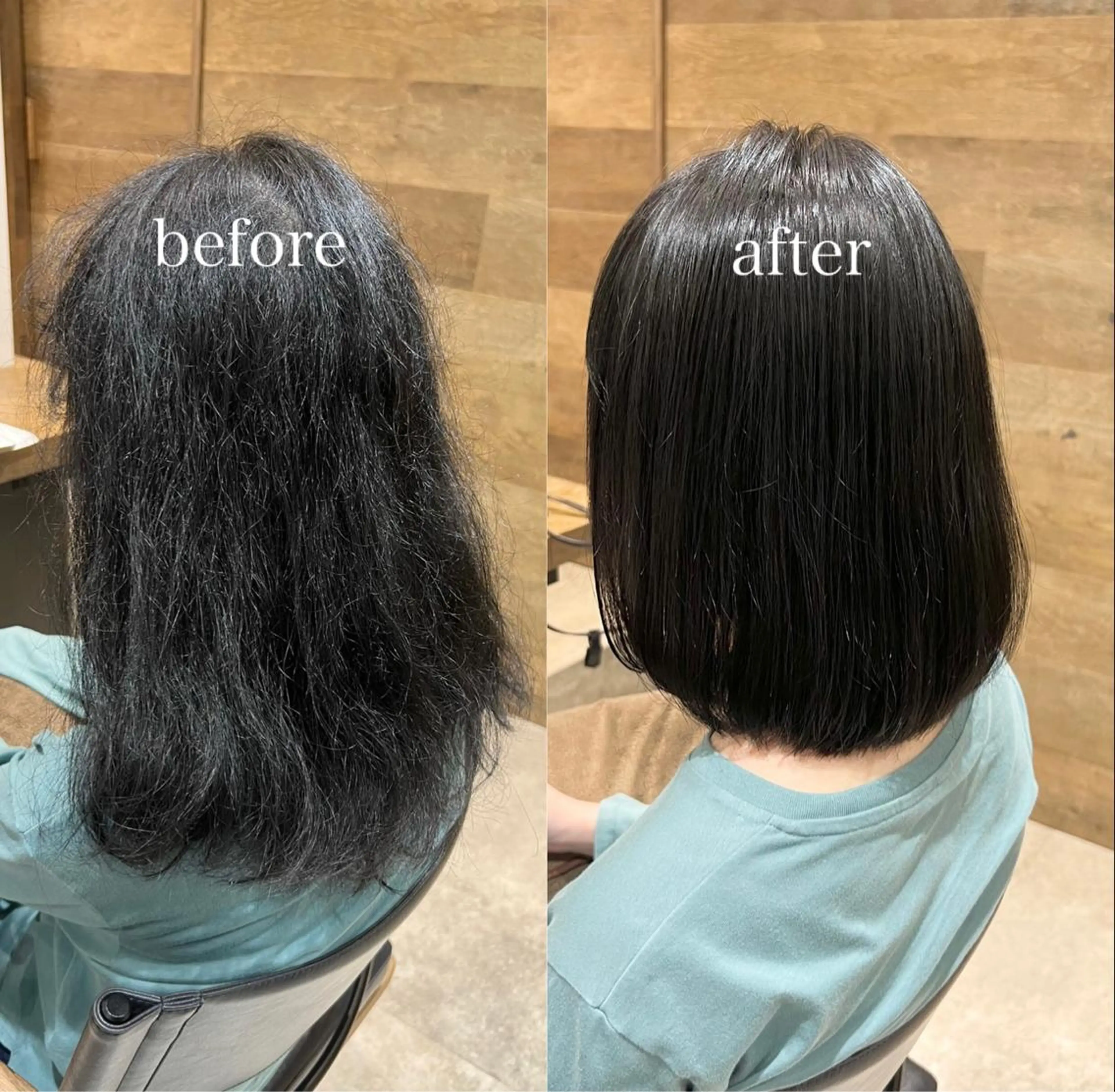 ミディアム 髪質改善 縮毛矯正 トリートメント カット 縮毛矯正 SALOWIN川崎所属・似合わせレイヤー/ 美髪縮毛矯正/ミナエのヘアスタイル