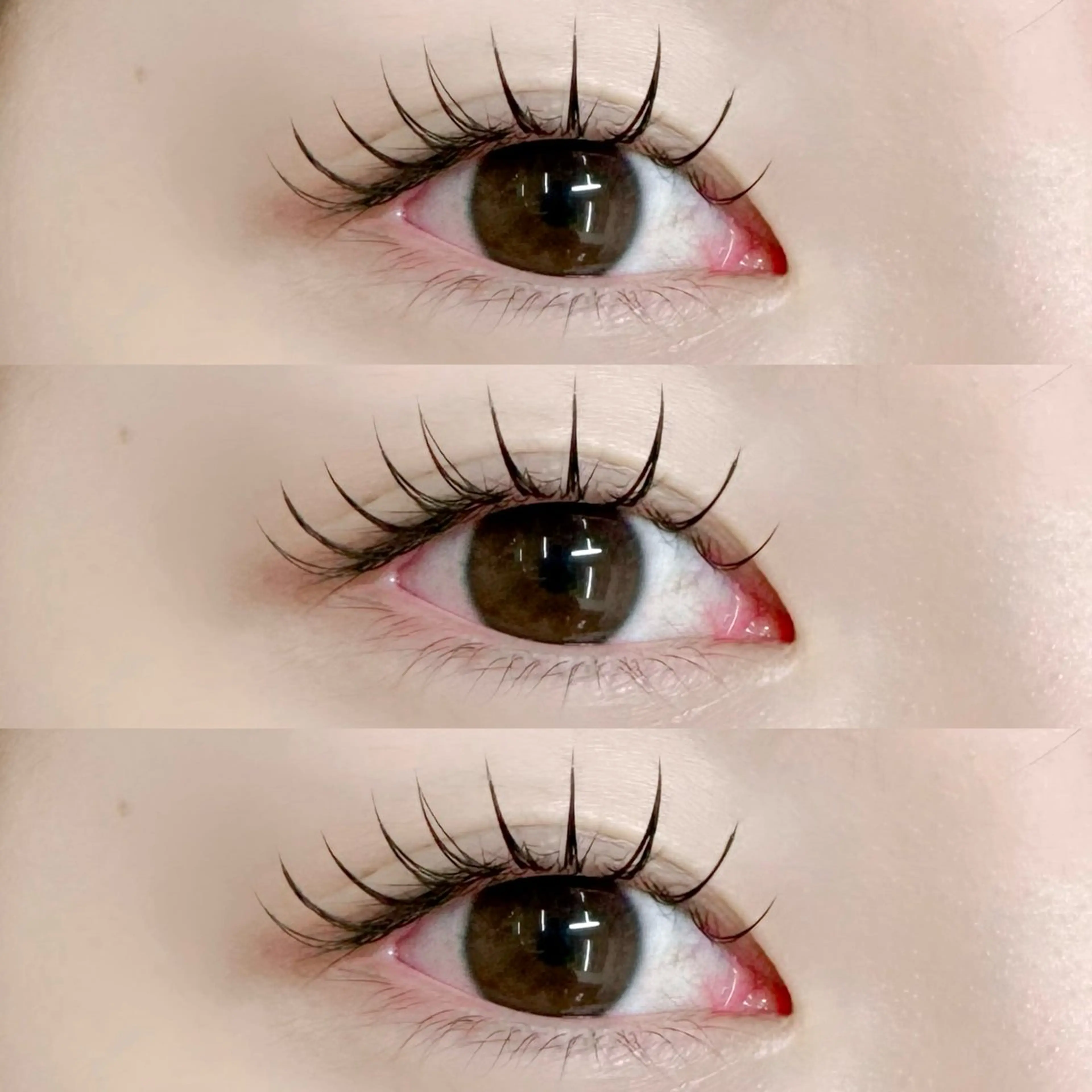 マツエク・マツパ フラットラッシュ ナチュラル マツエク 天王寺eye ♡eyebrowのマツエク・マツパデザイン