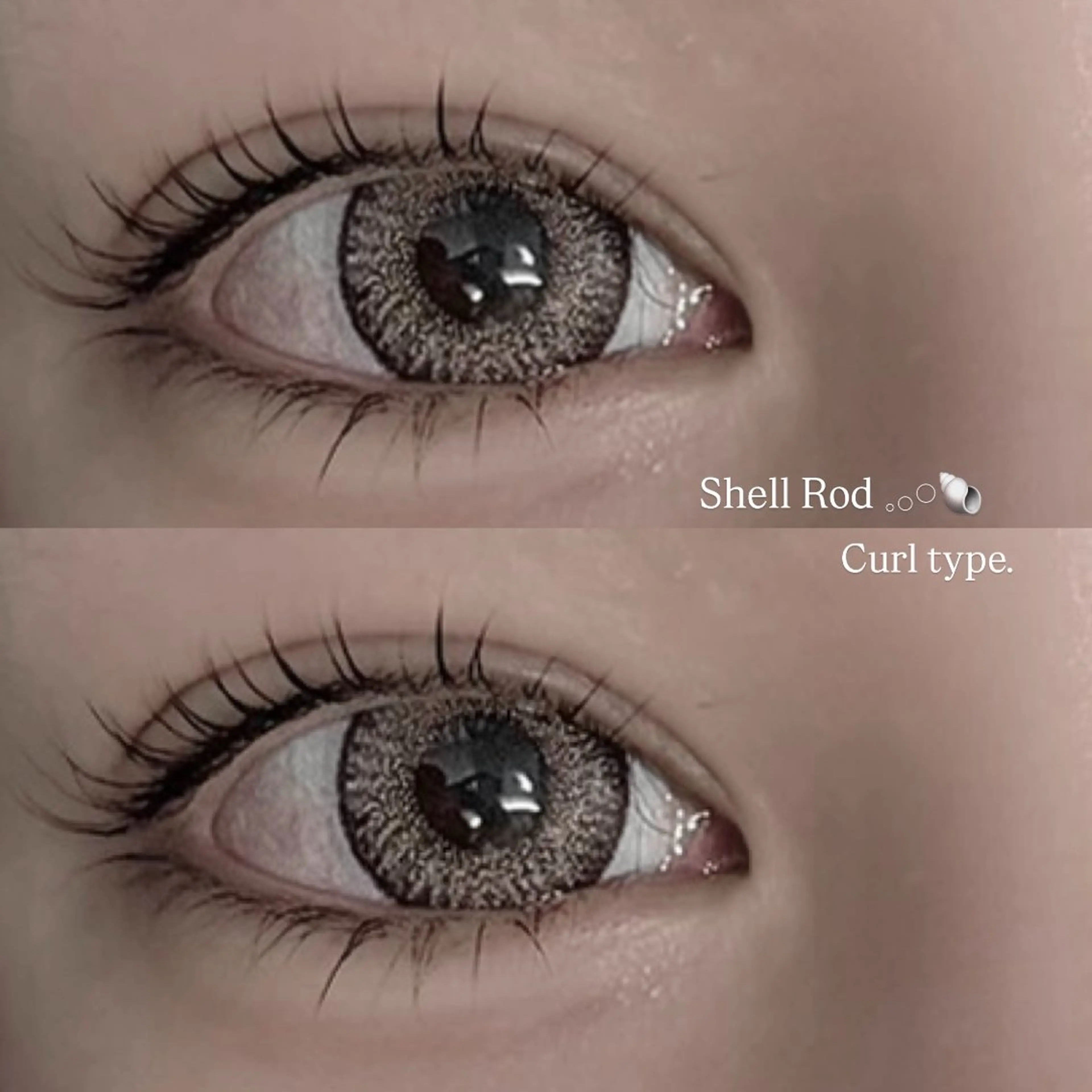 マツエク・マツパ 束感まつ毛 一重×まつ毛パーマ lys ユラのマツエク・マツパデザイン