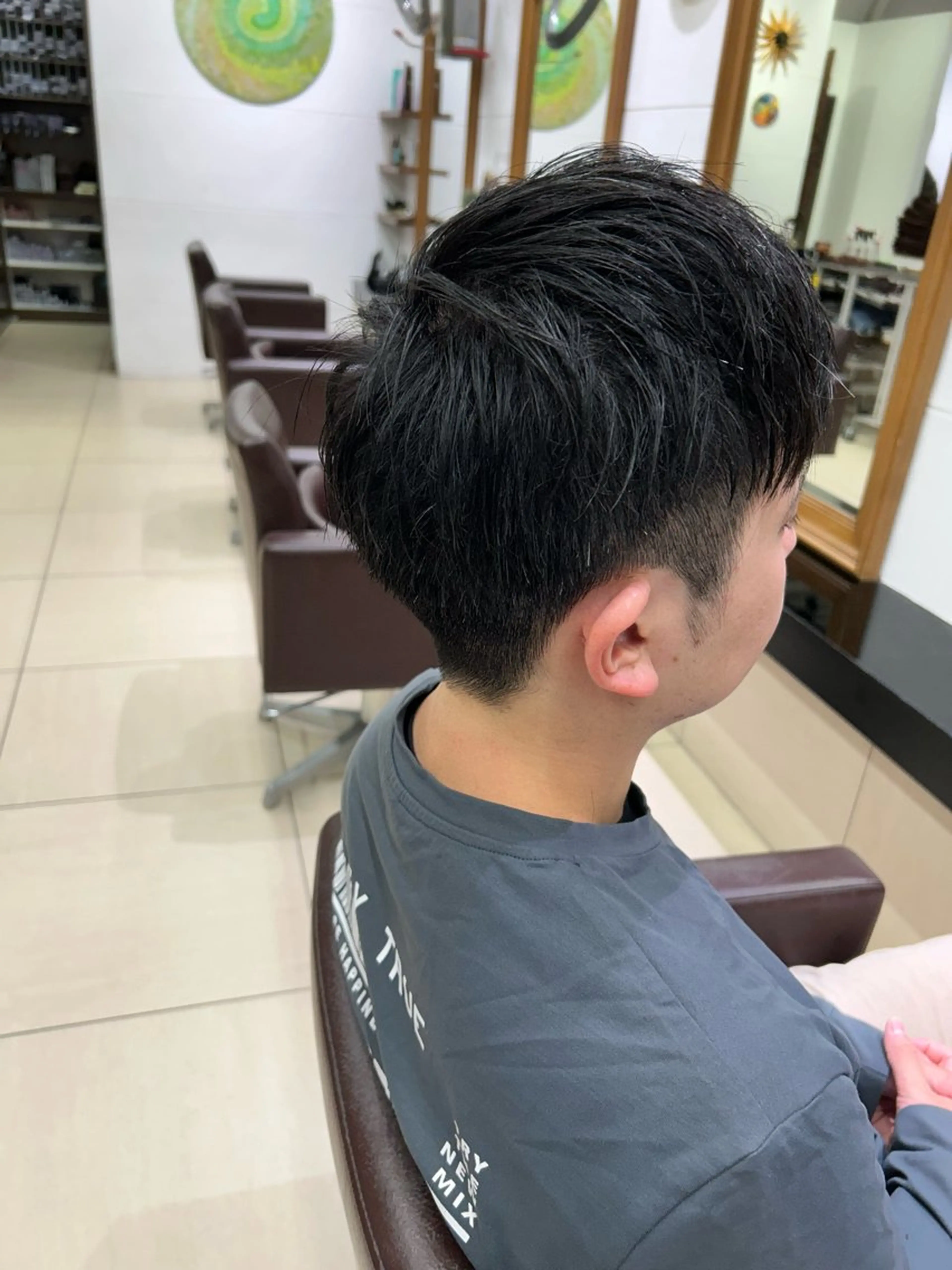 ショート メンズ 堀 瀬梨奈のヘアスタイル