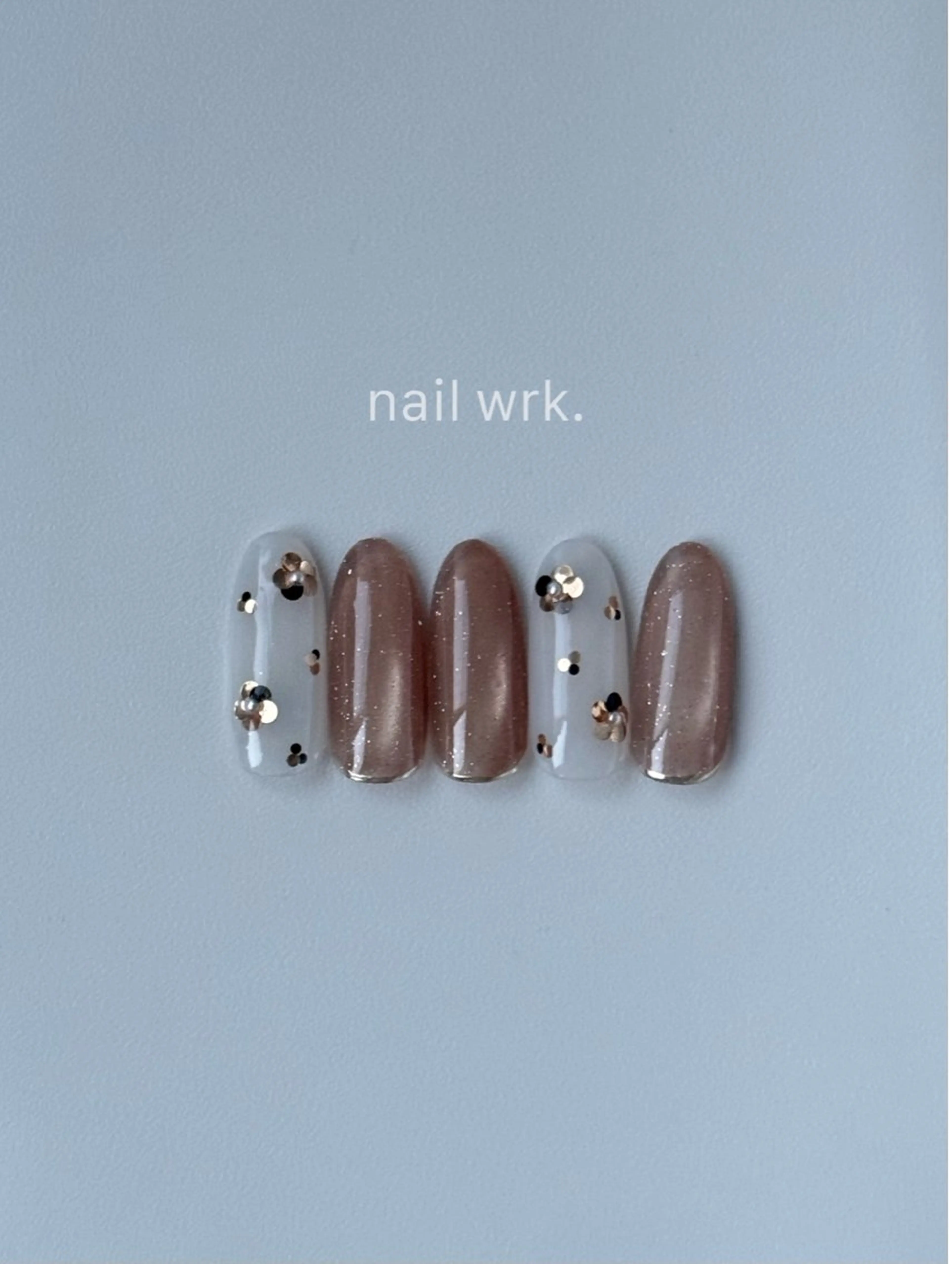 ネイル ホログラムネイル ハンドネイル nail wrk. /JUNのネイルデザイン