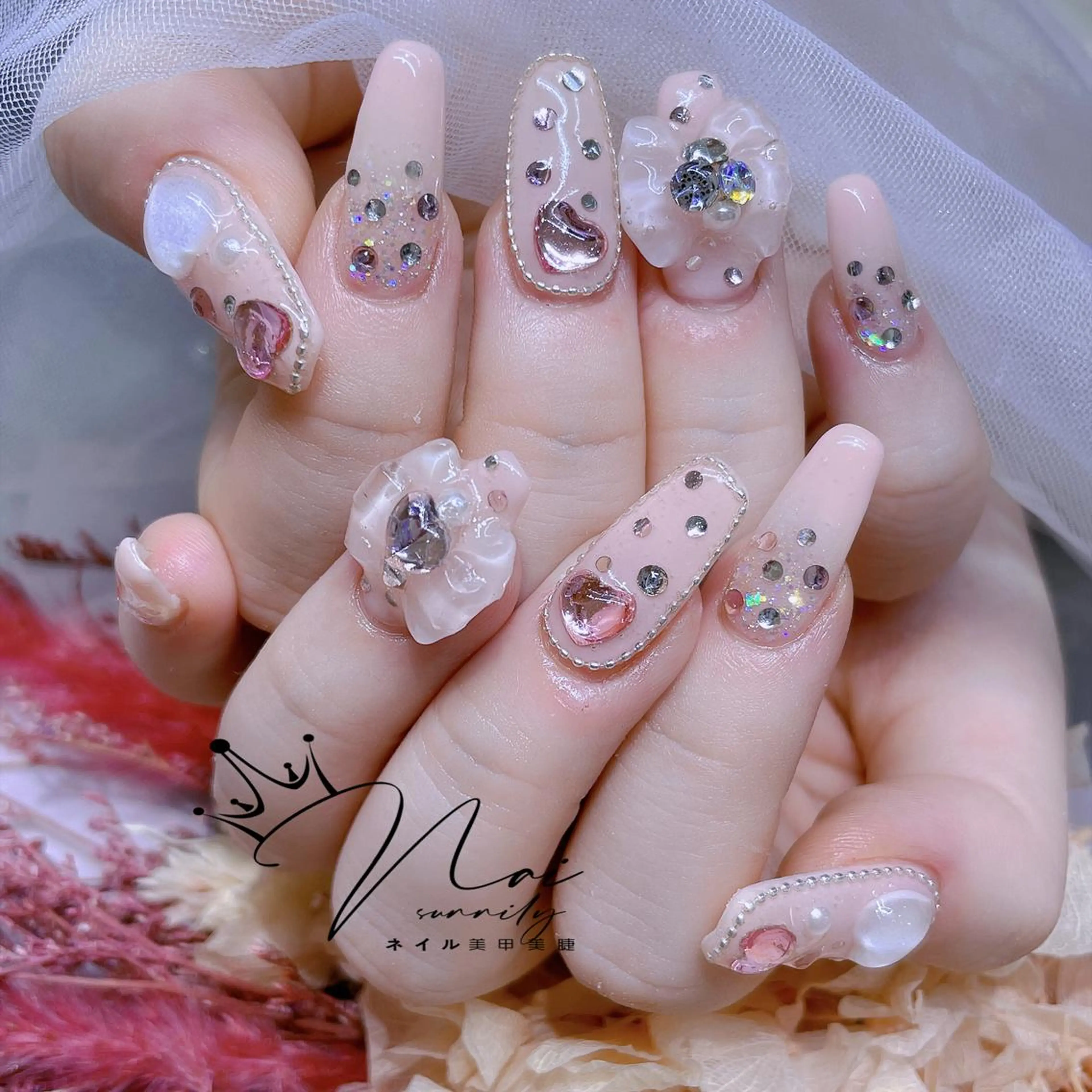 ネイル 長さだし専門店 M2　rikaのネイルデザイン