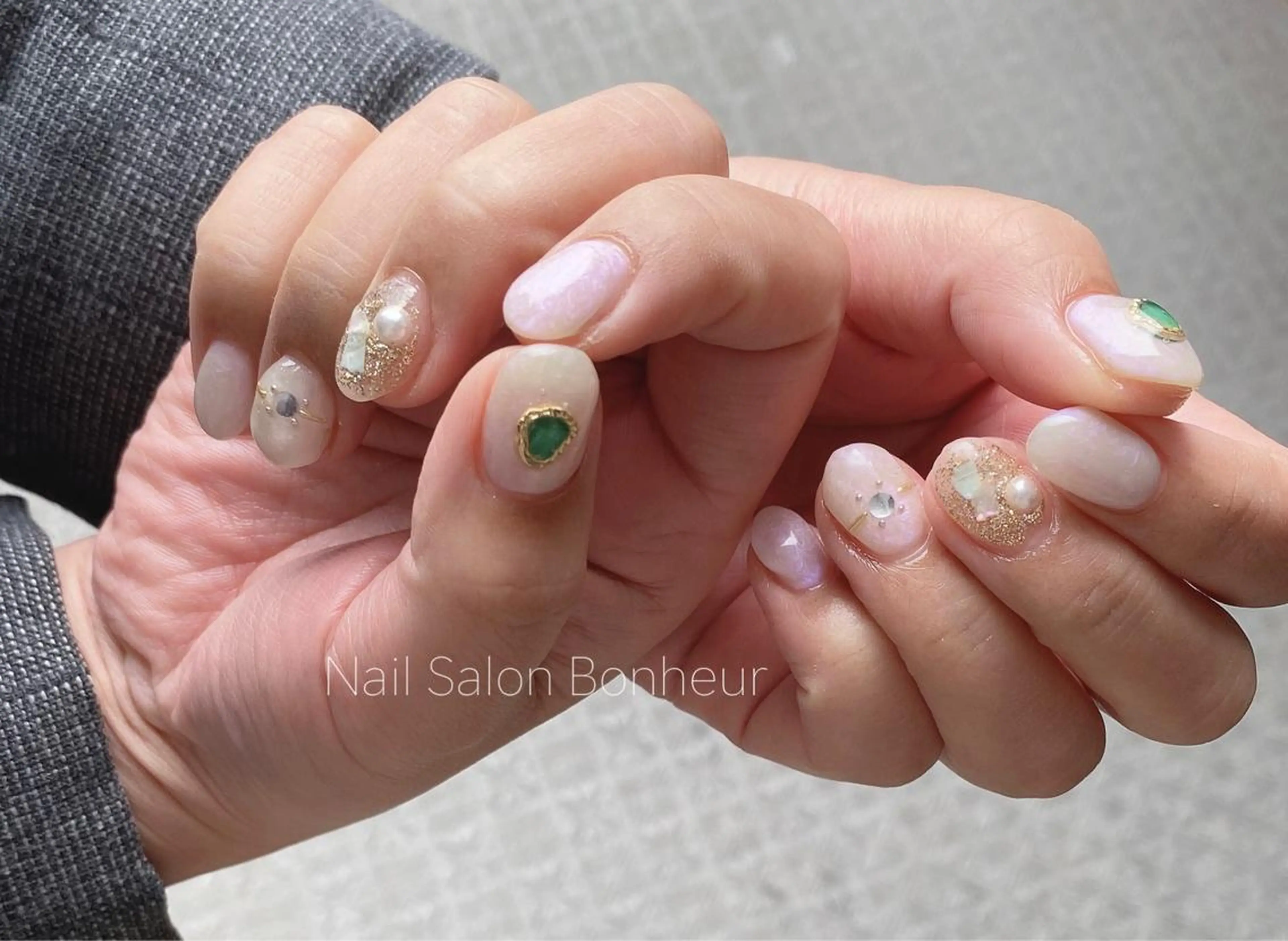 ネイル Nail Salon Bonheurのネイルデザイン