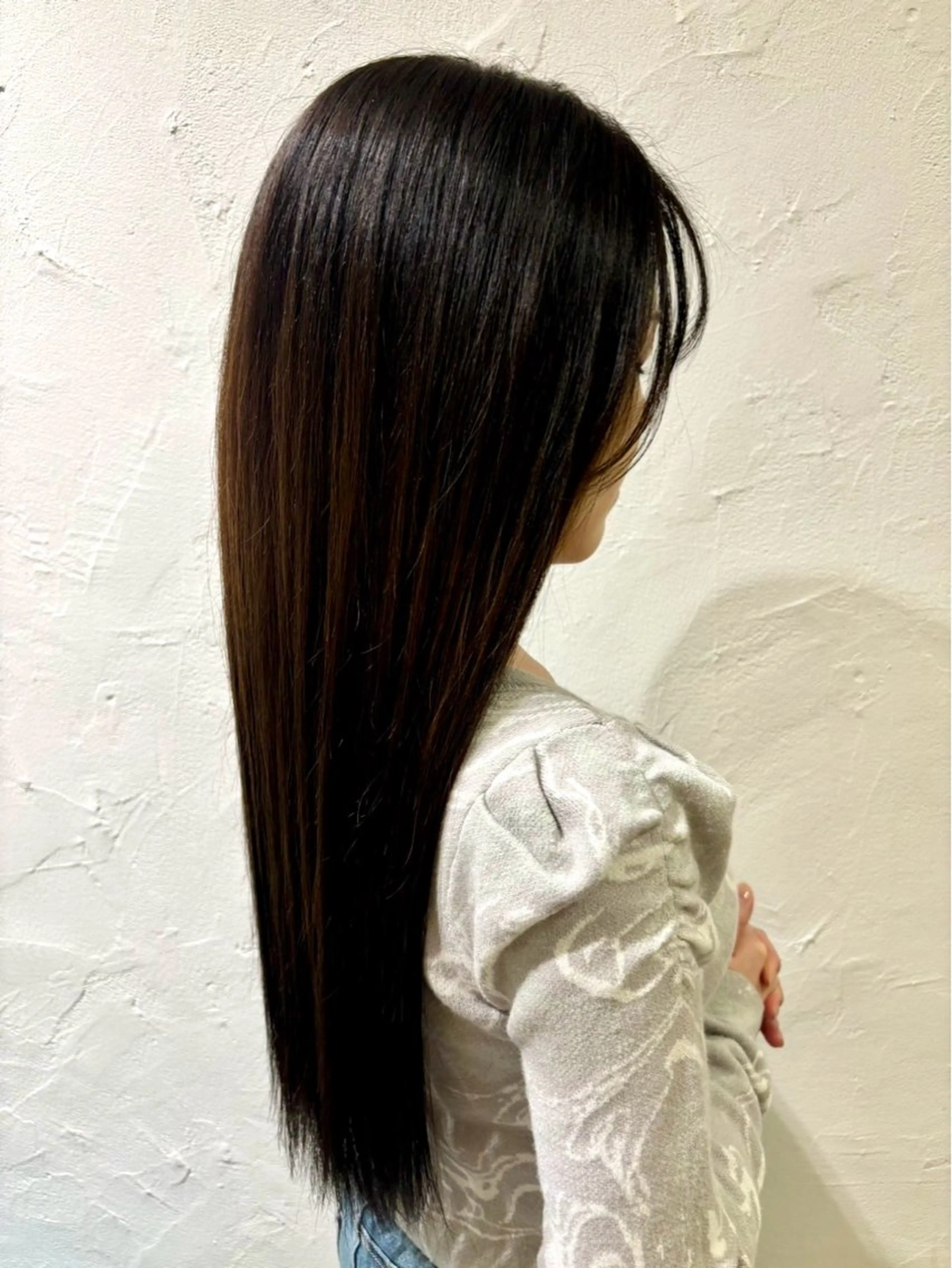 ロング カラー カット ヘアカラー トリートメント 美容室stadium 横田ジュンコのヘアスタイル