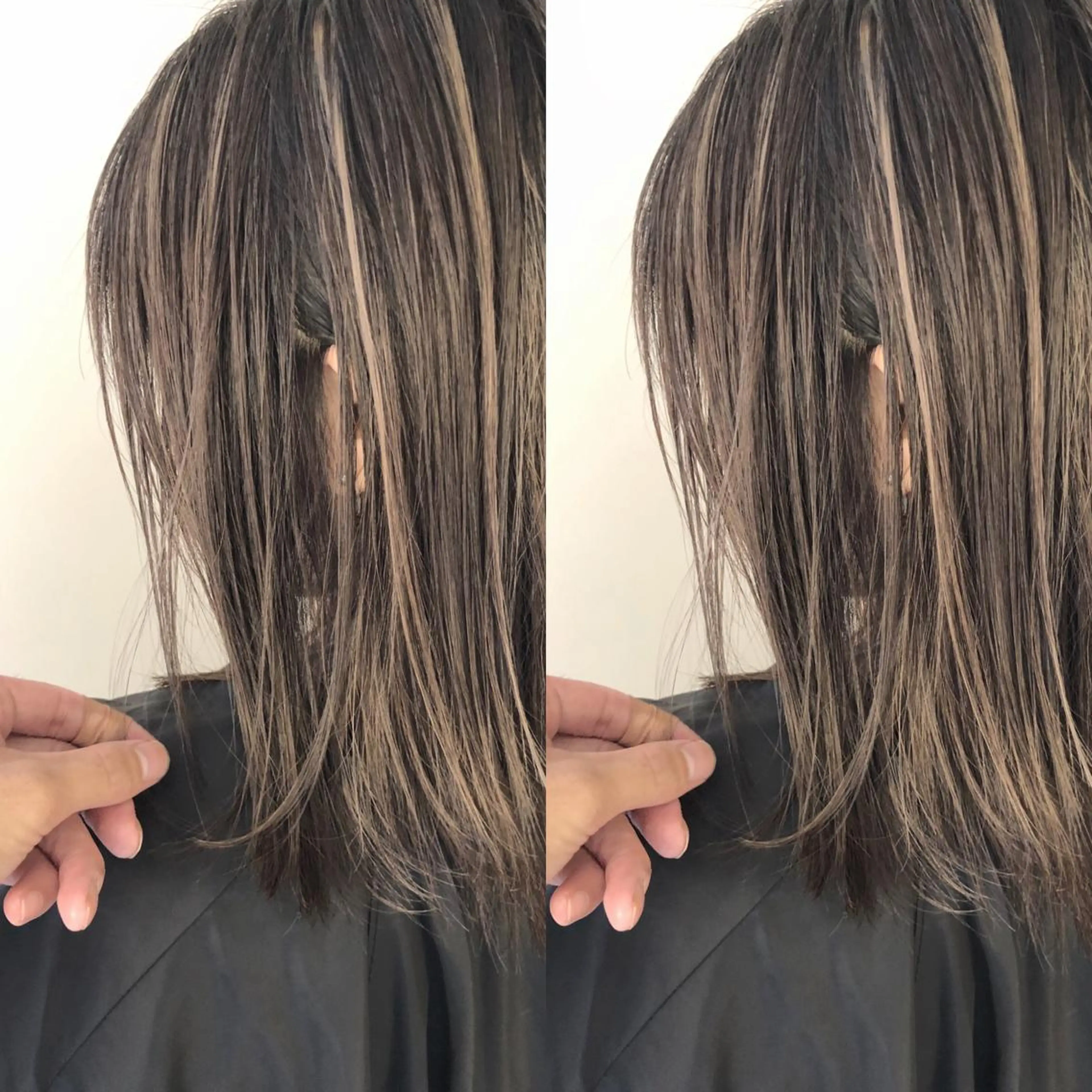 ミディアム カラー ヘアカラー ブリーチカラー🌈 石垣翔太のヘアスタイル