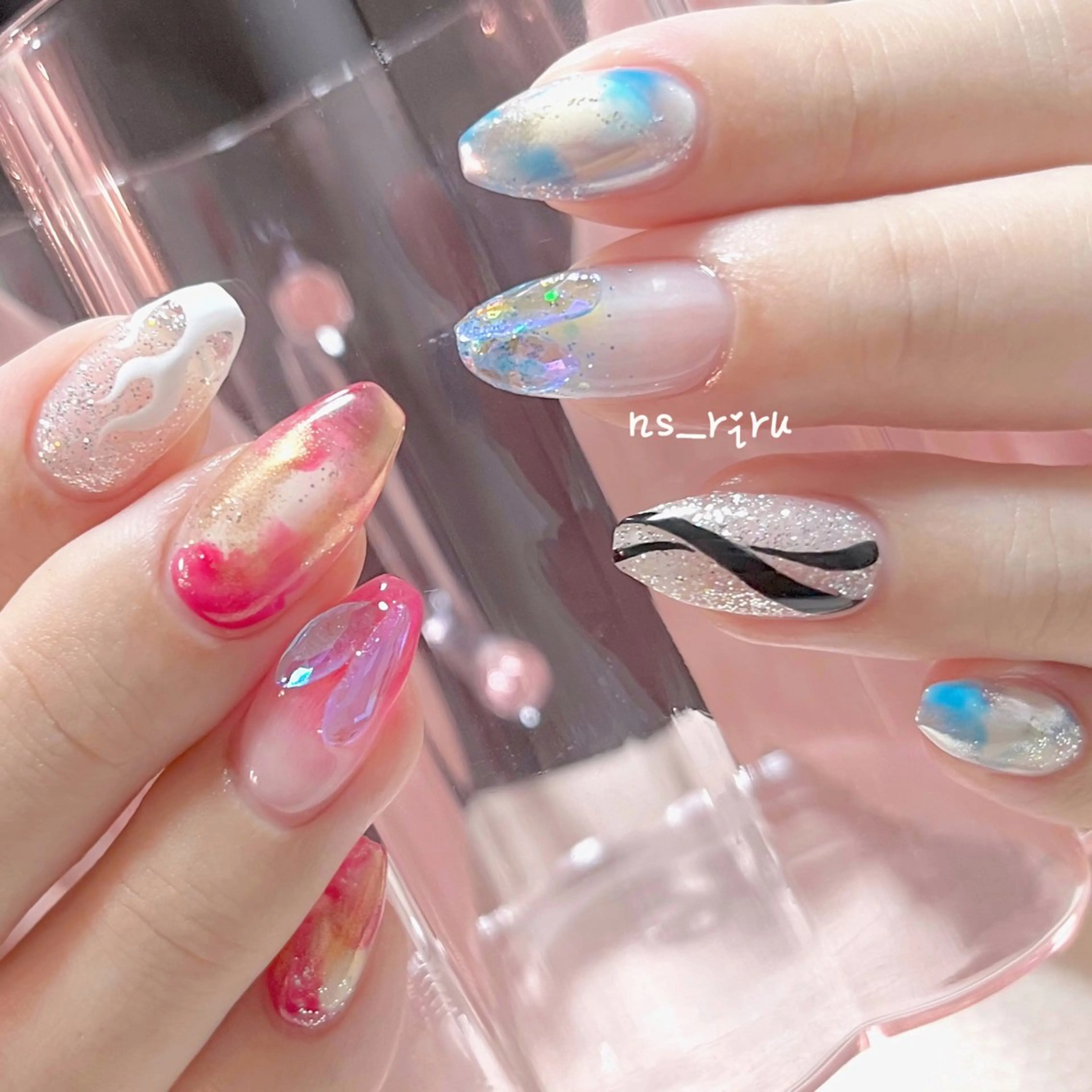 ネイル Nail salon - riru -所属・ネイリスト Nokaのネイルデザイン