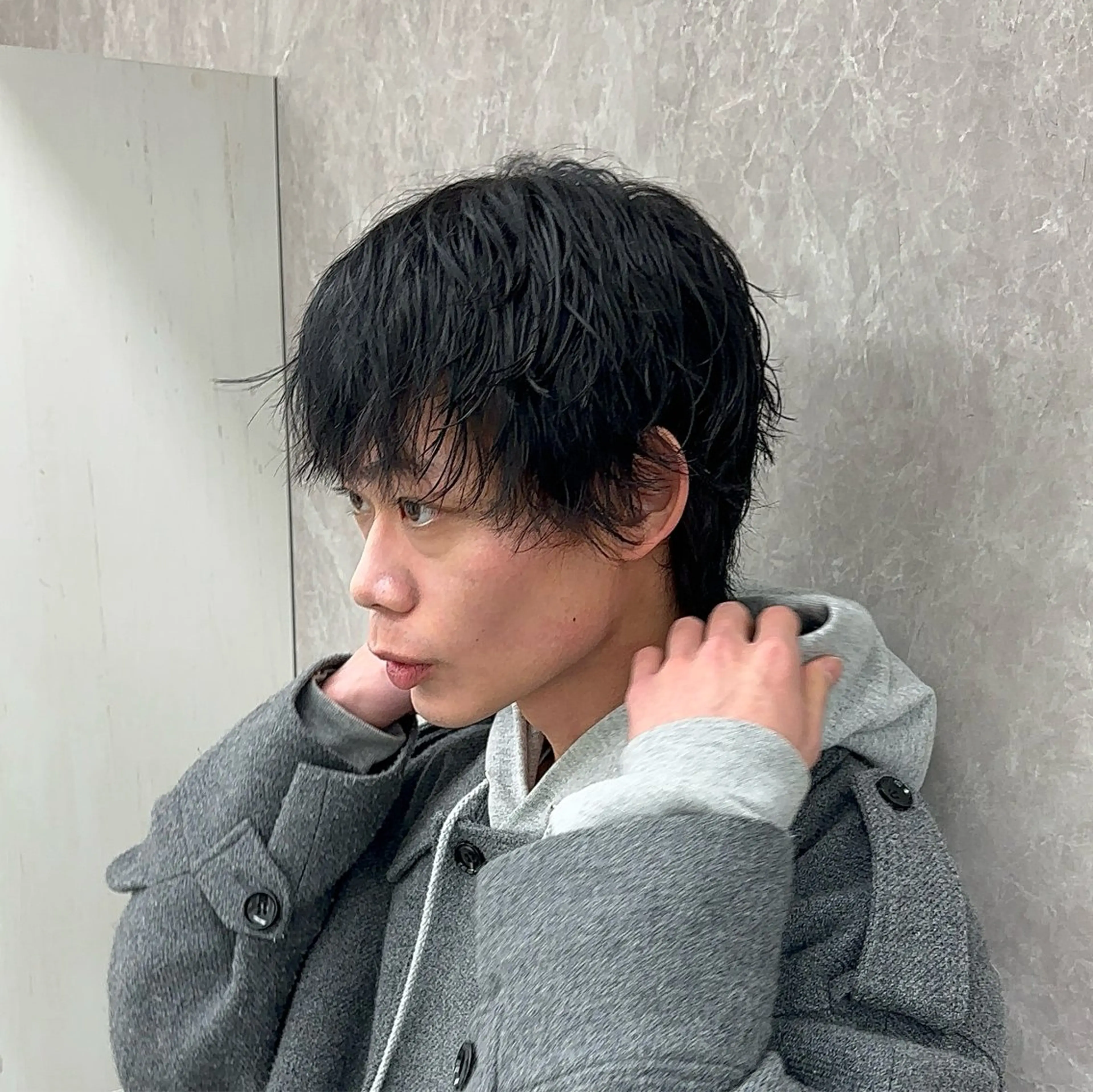 ショート パーマ メンズ メンズパーマ くせ毛 【メンズ特化美容師】 Toma🎯のヘアスタイル