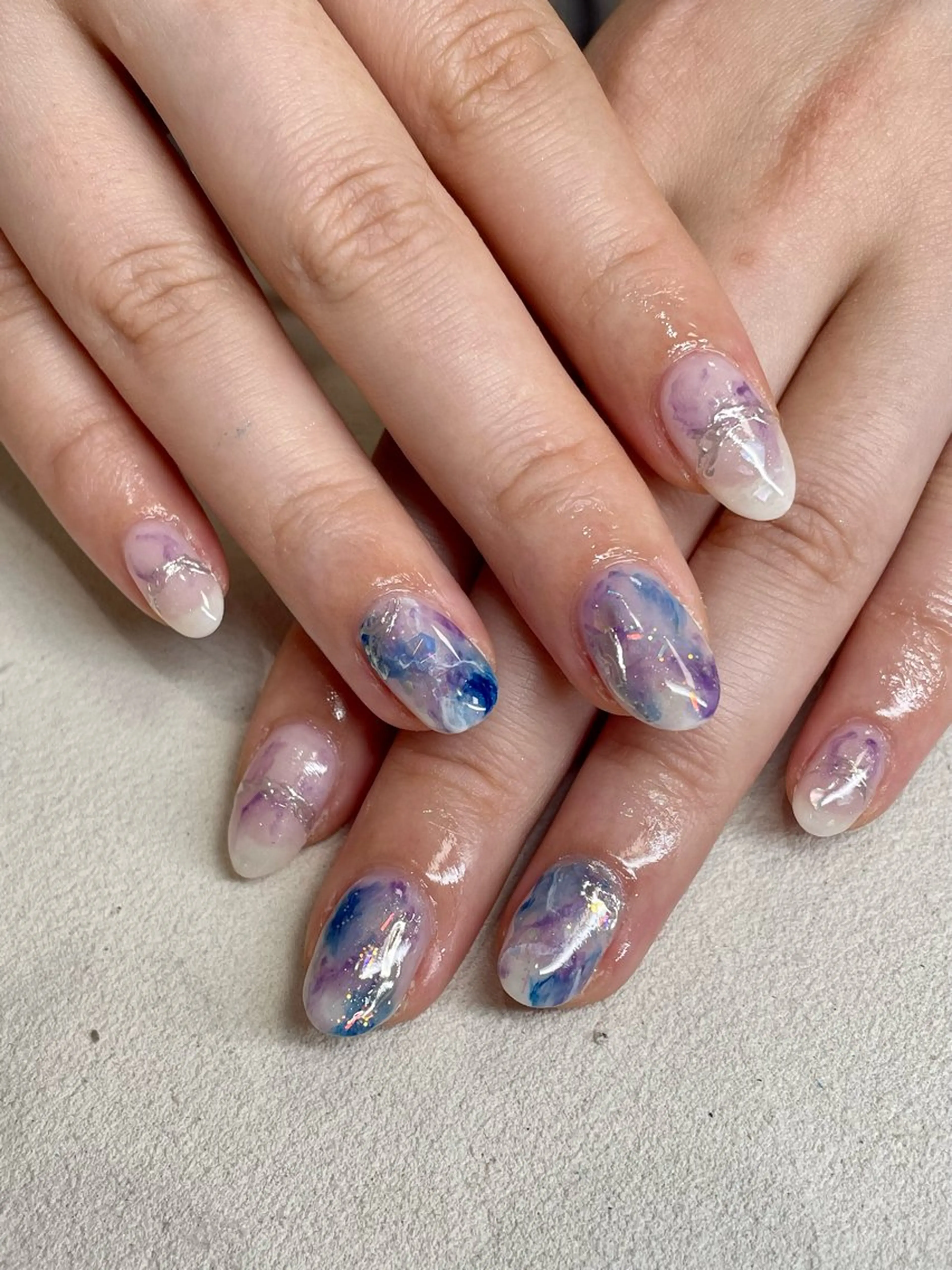 ネイル ニュアンスネイル Bianca 渡邉🫧のネイルデザイン