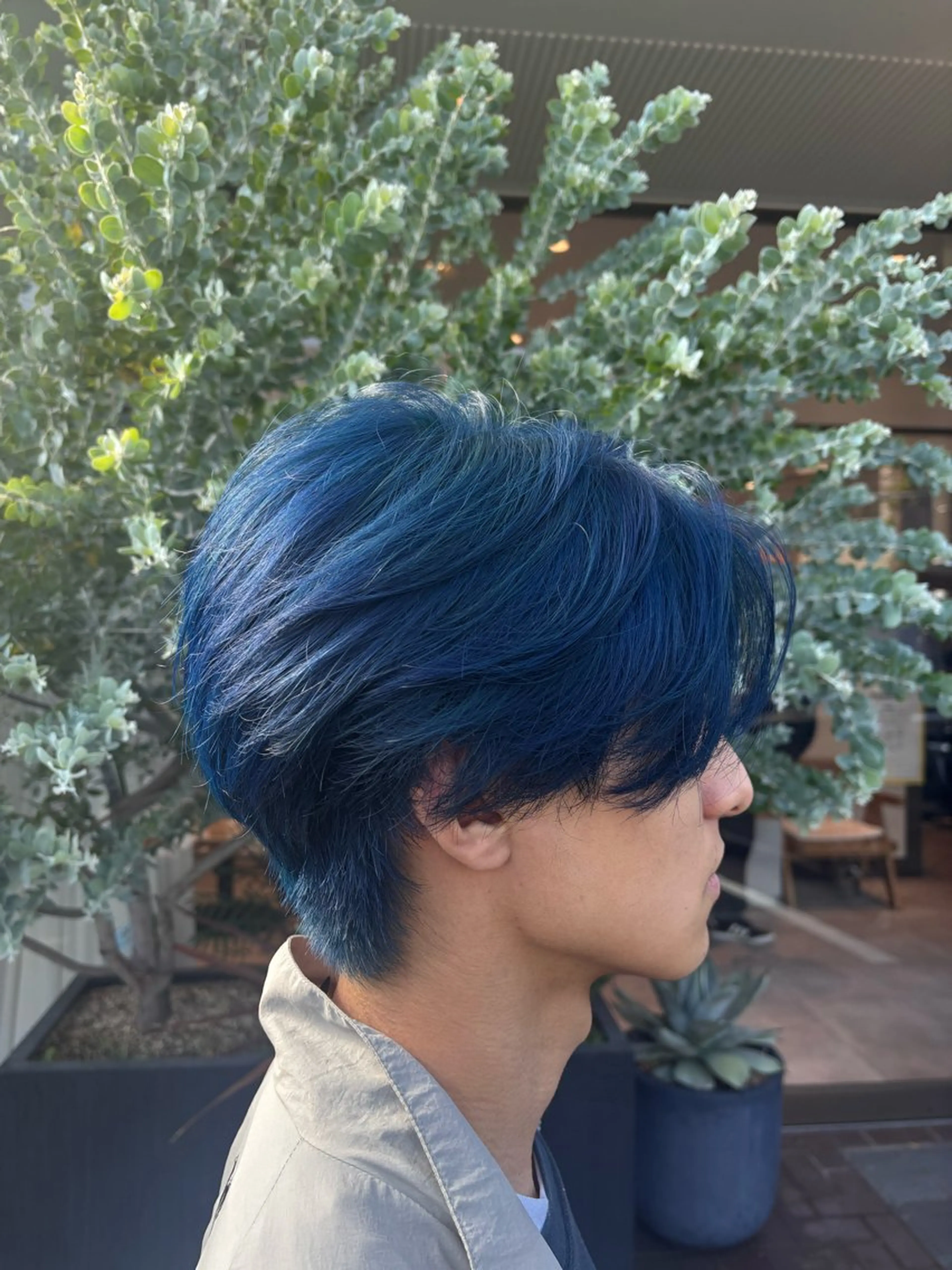 ショート ヘアカラー 西内 涼平のヘアスタイル