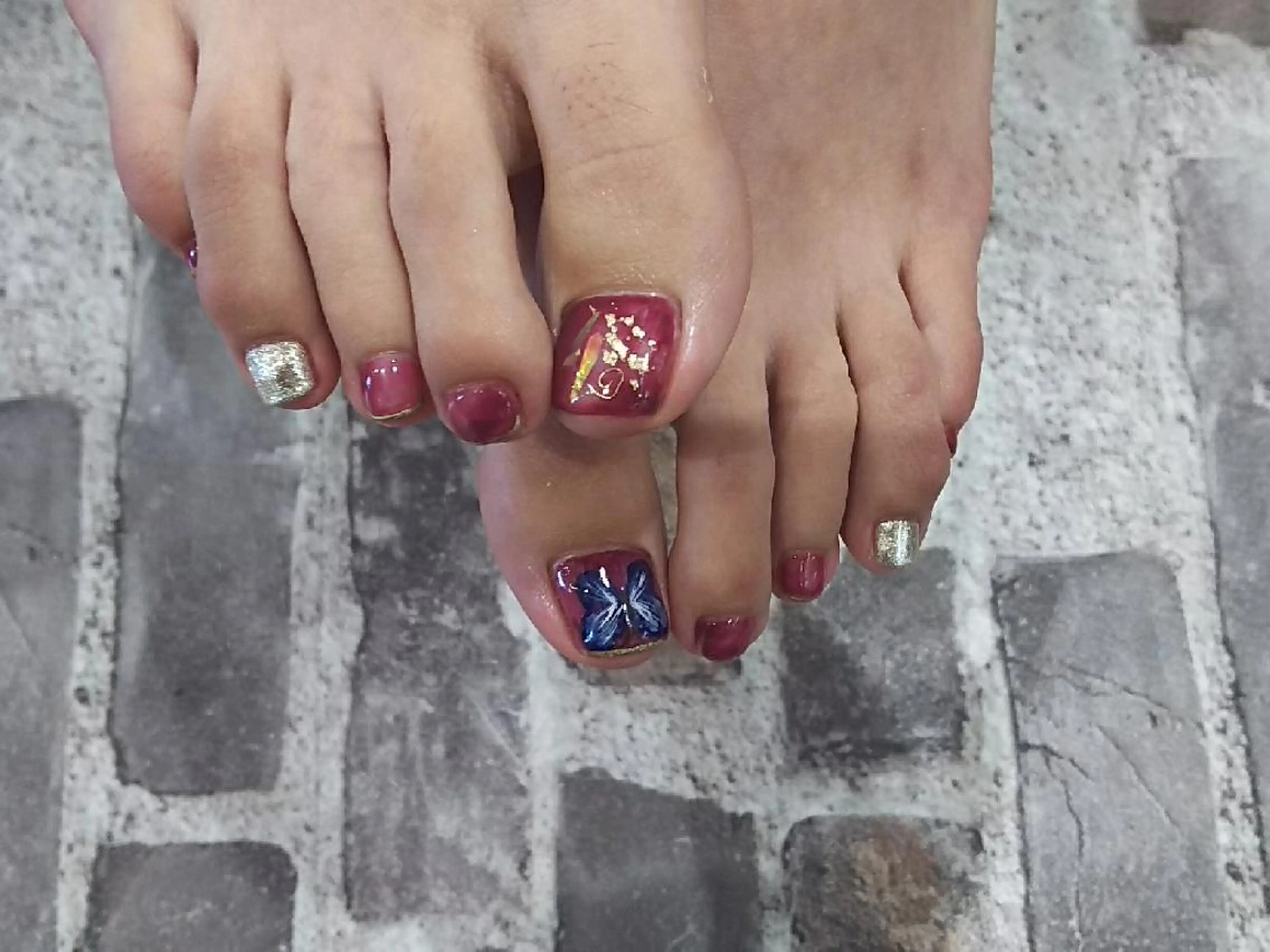 ネイル 持ち込み フットネイル Progress Nailのネイルデザイン