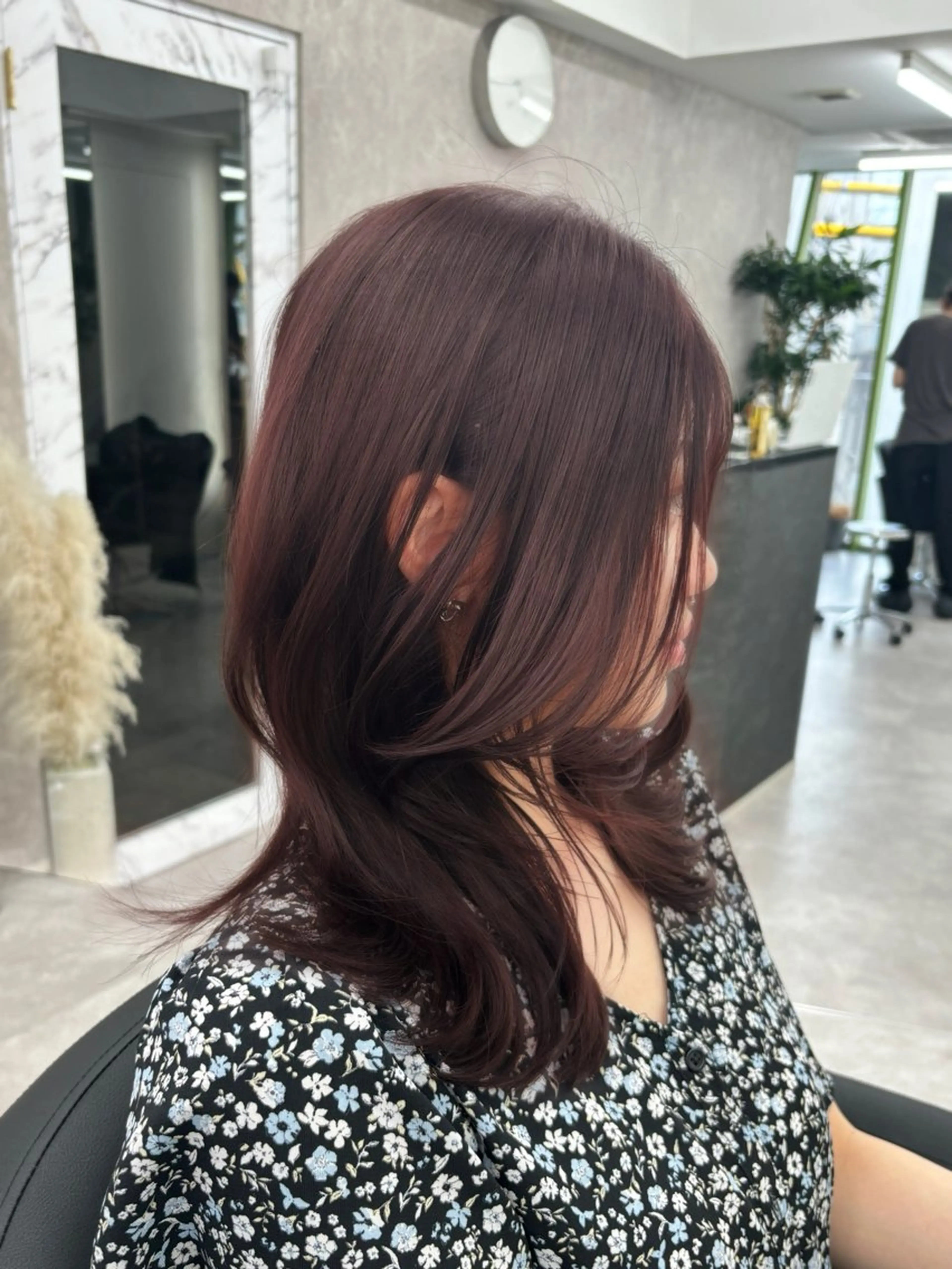 ロング カラー 心斎橋/ブリーチなし 髪質改善/レイヤーのヘアスタイル