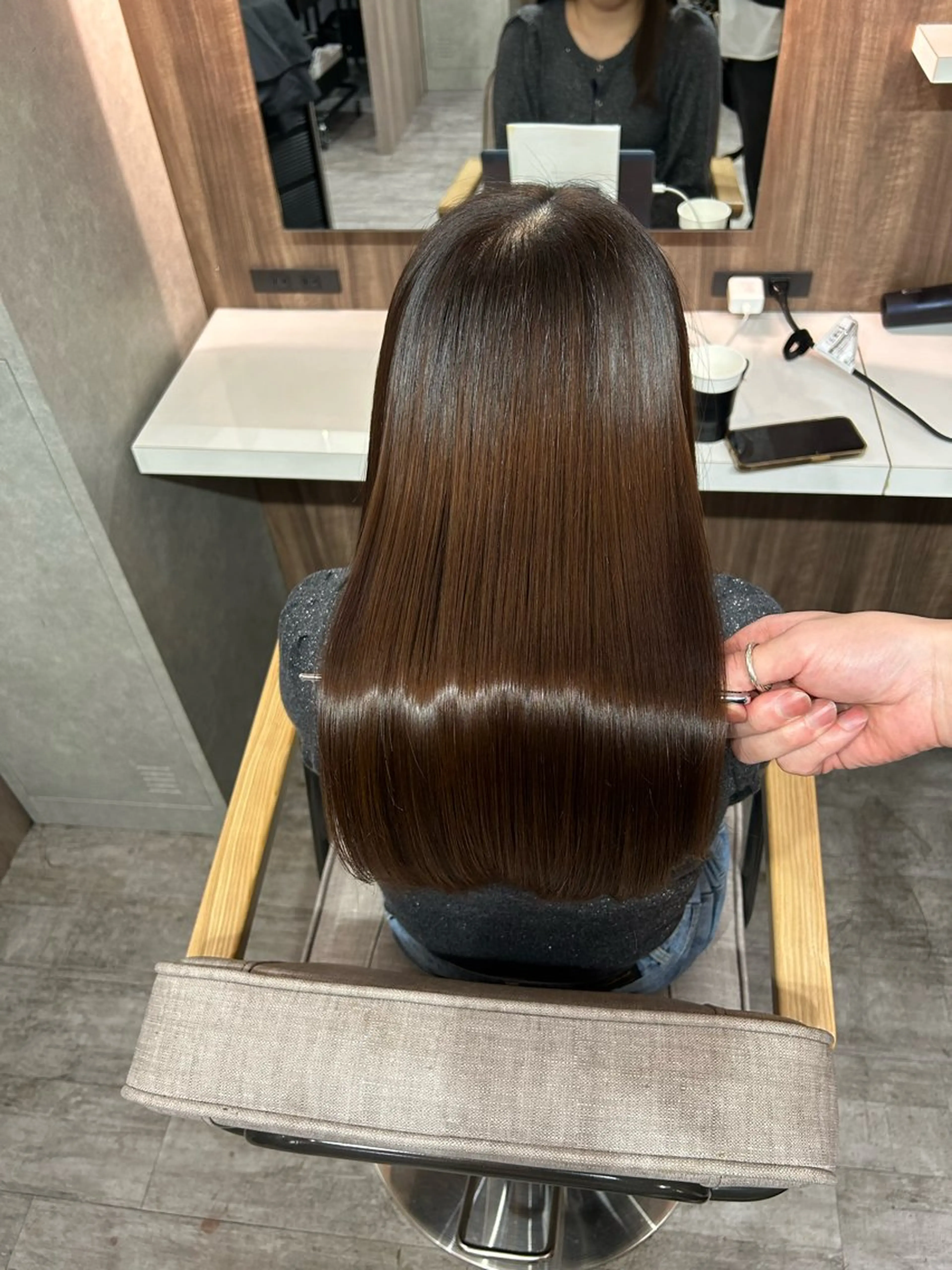 ロング カット 縮毛矯正 トリートメント ユアーズヘアーセカンド所属・広島No.1美髪矯正 髪質改善/河村総一郎のヘアスタイル