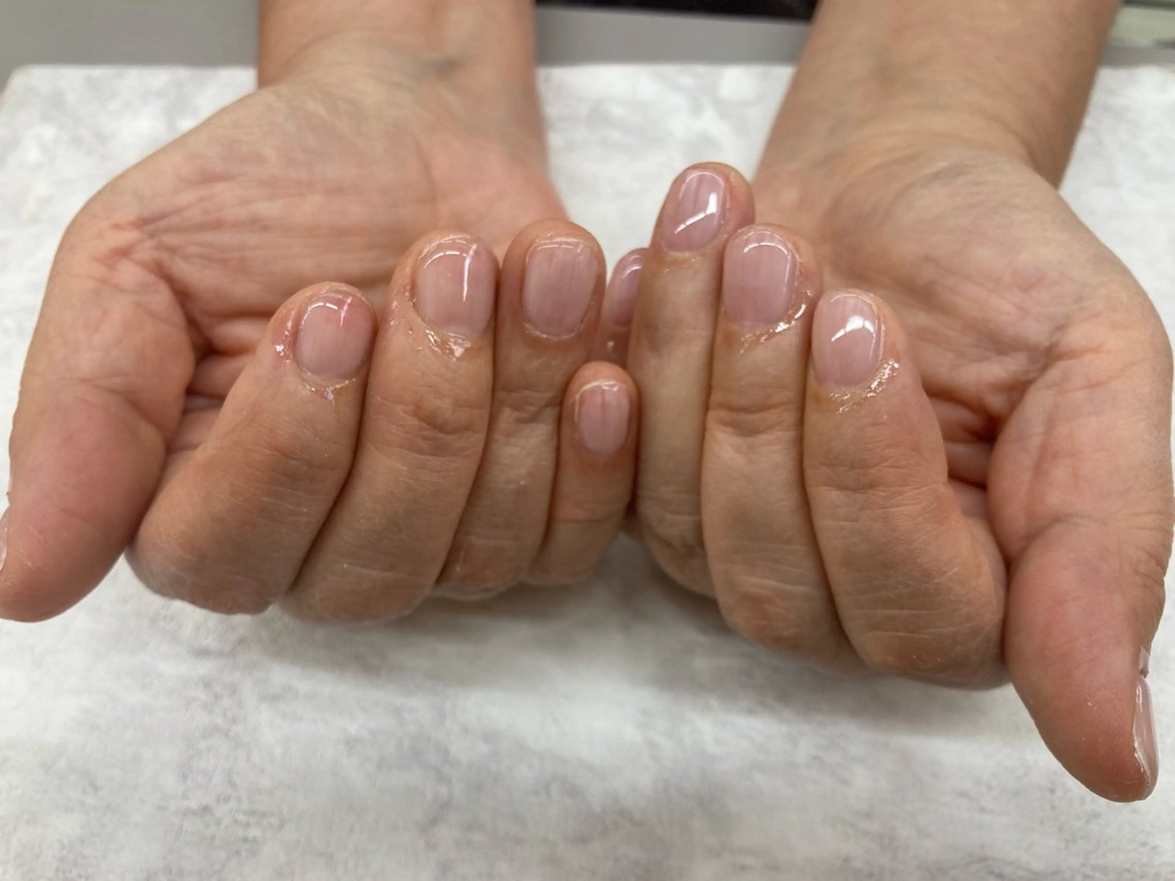 ネイル クリアネイル Maple saronのネイルデザイン