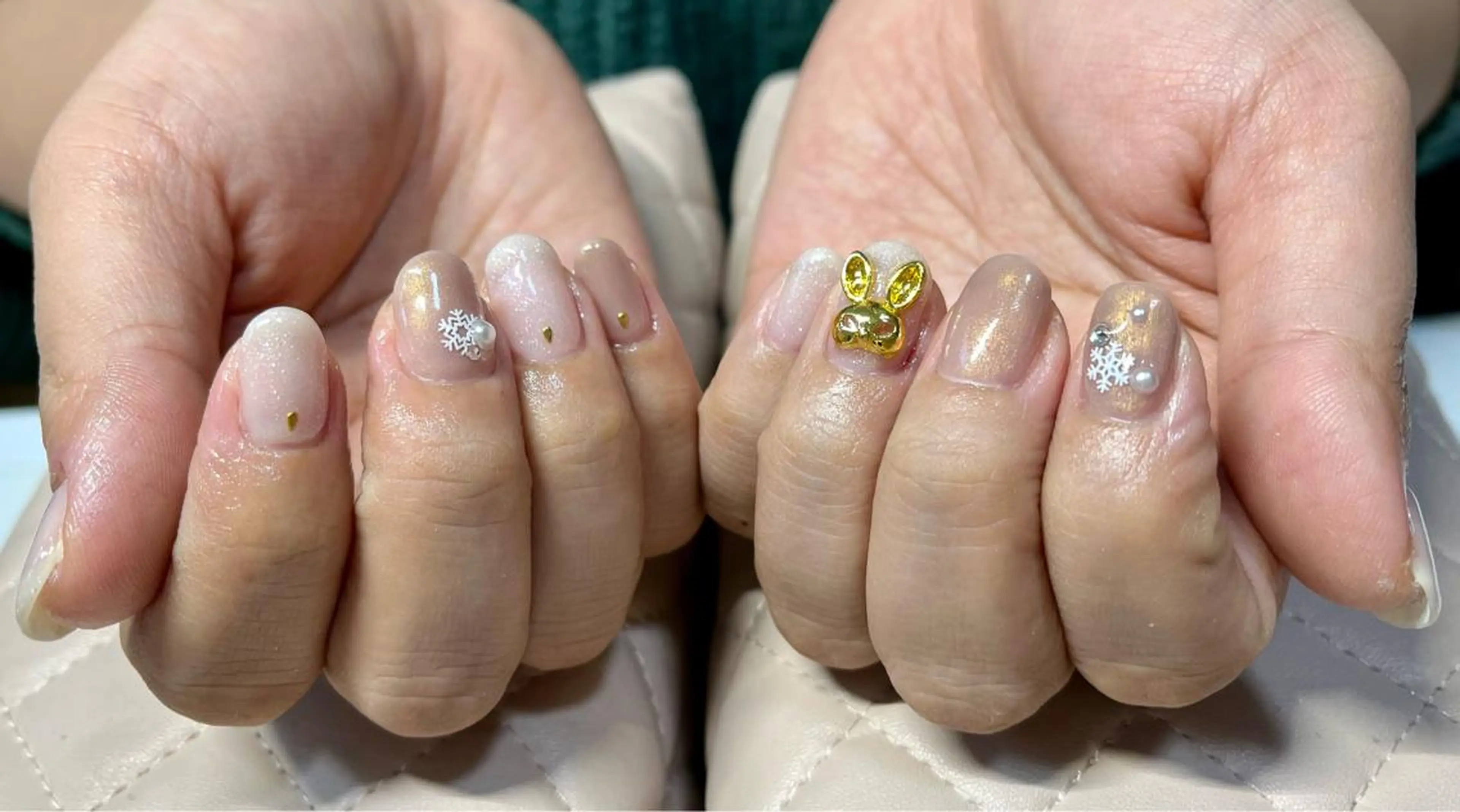 ネイル ハンドネイル goldgleams ちなのネイルデザイン