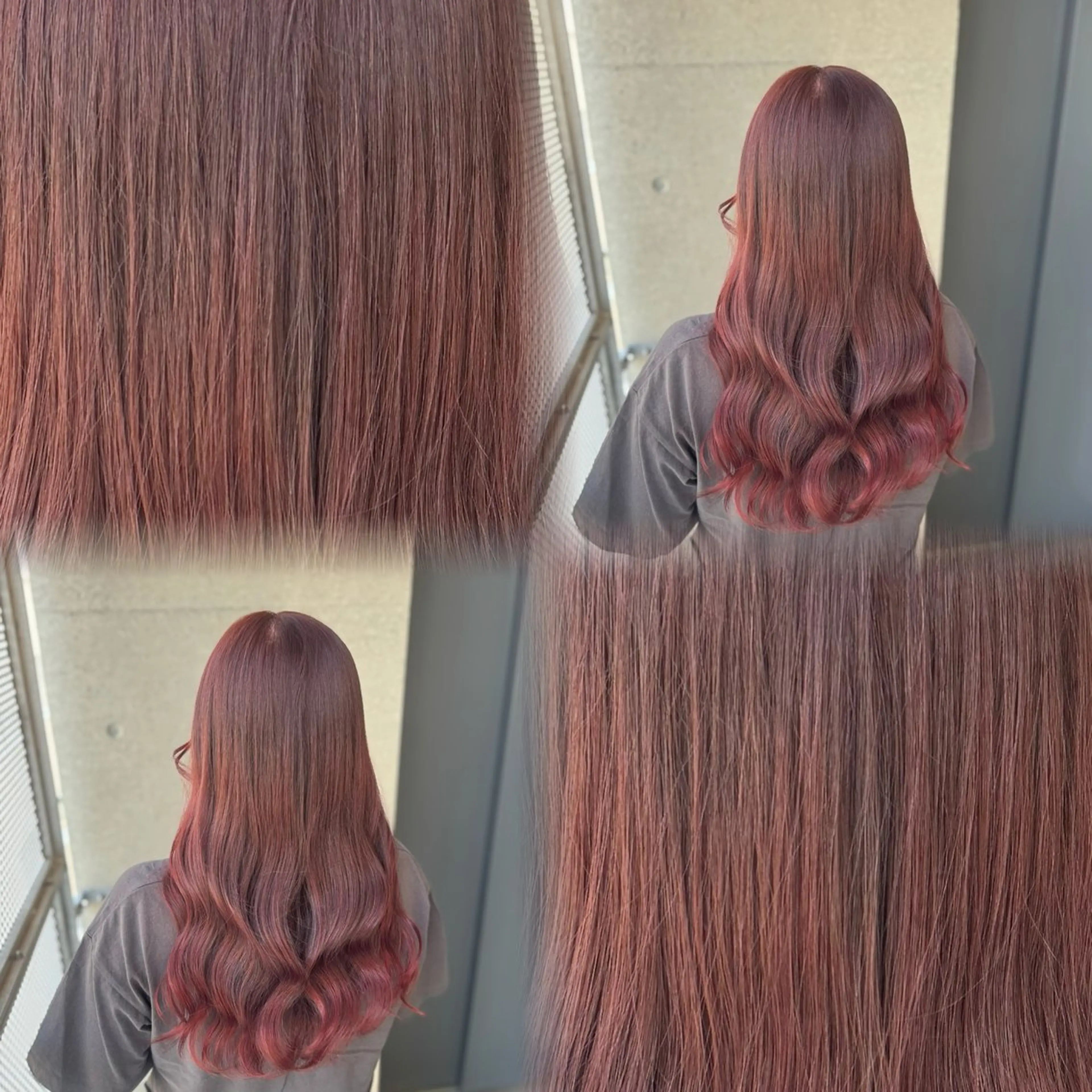 ロング カラー 髙橋 李里亜のヘアスタイル