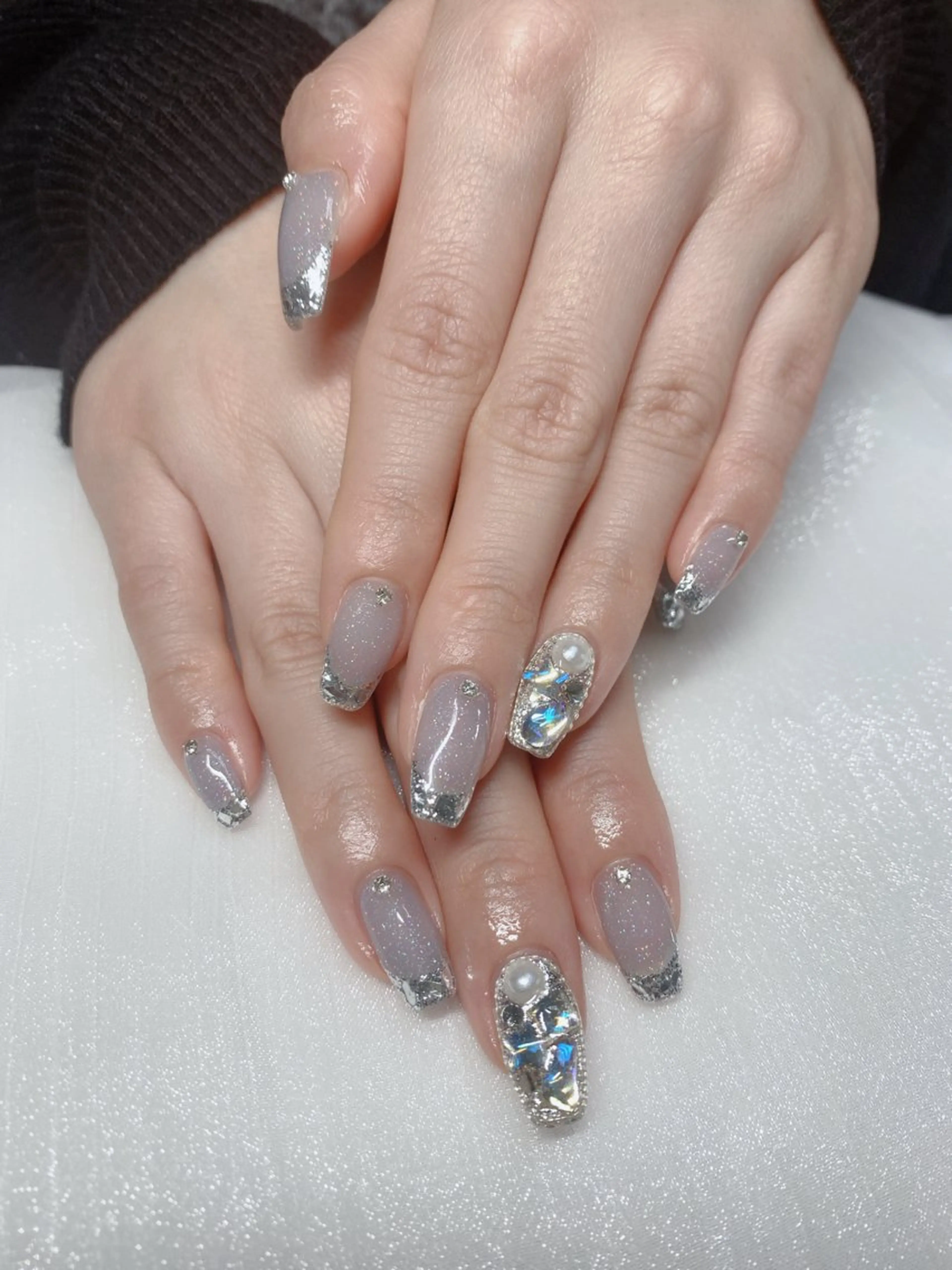 ネイル ハンドネイル ハンドケア UniqueNail 長さだし専門店のネイルデザイン