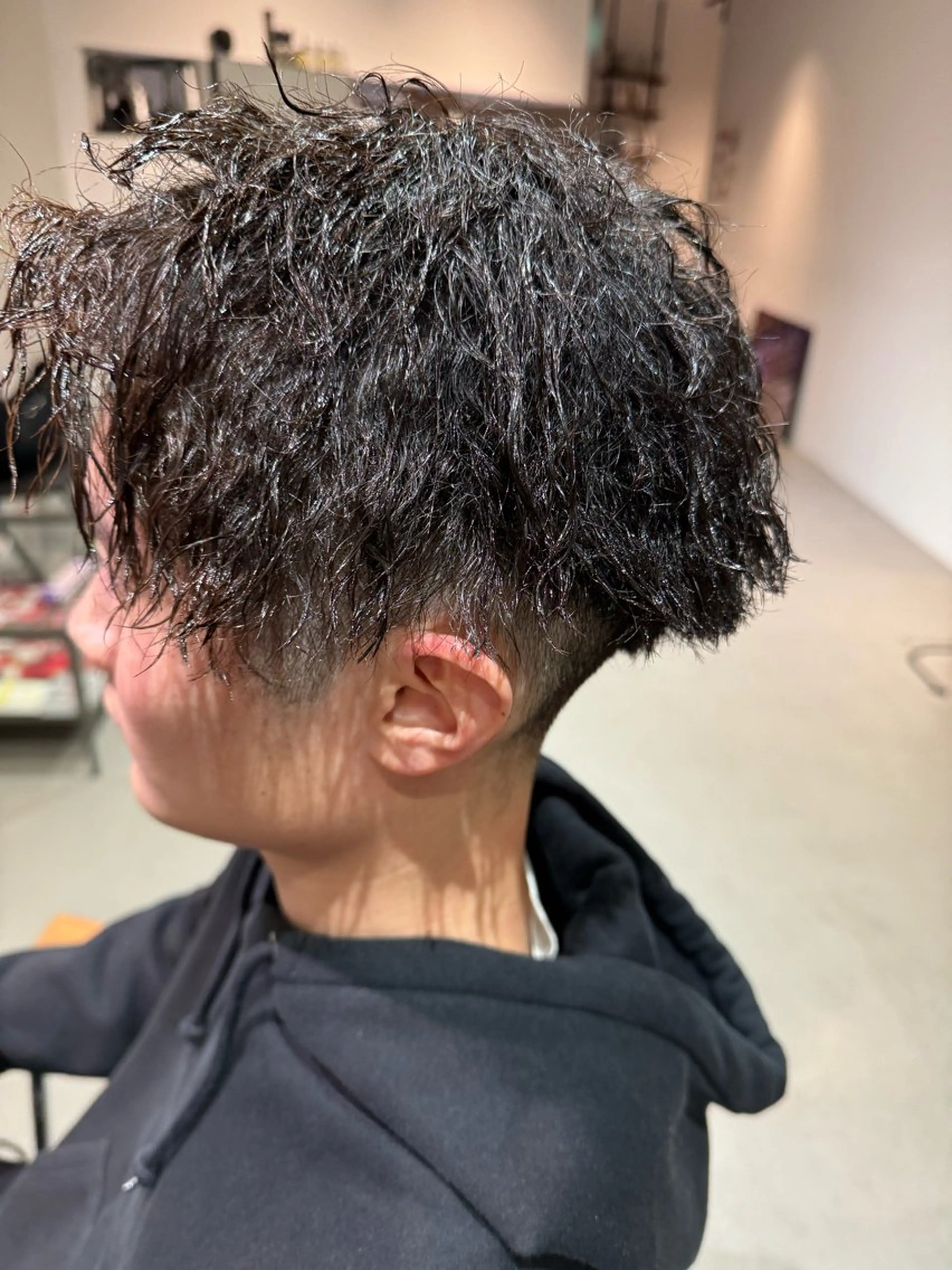 ショート パーマ メンズ カット パーマ パーマ職人 Mizukiのヘアスタイル