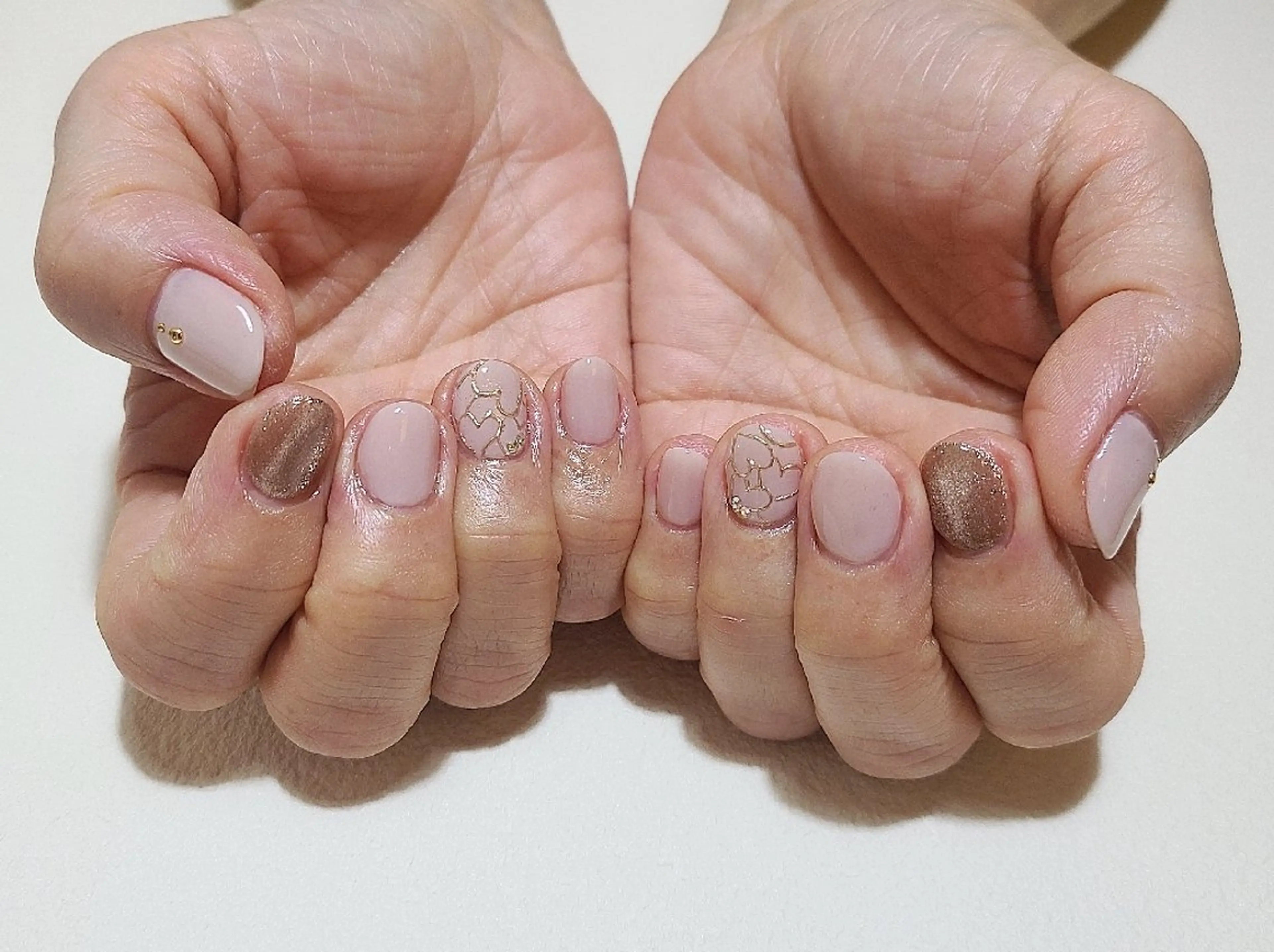 ネイル アートネイル マグネットネイル ワンカラーネイル 佐々木 優のネイルデザイン