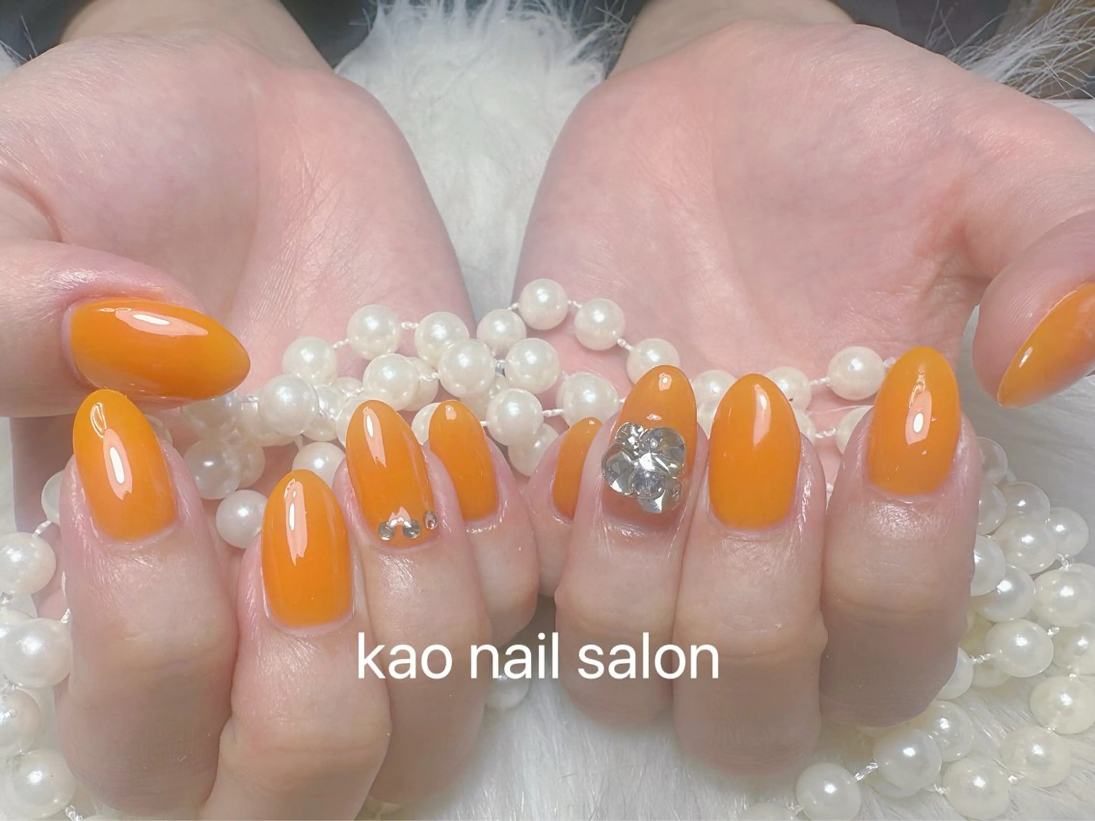 ネイル kao nail マグネット/長さだしのネイルデザイン