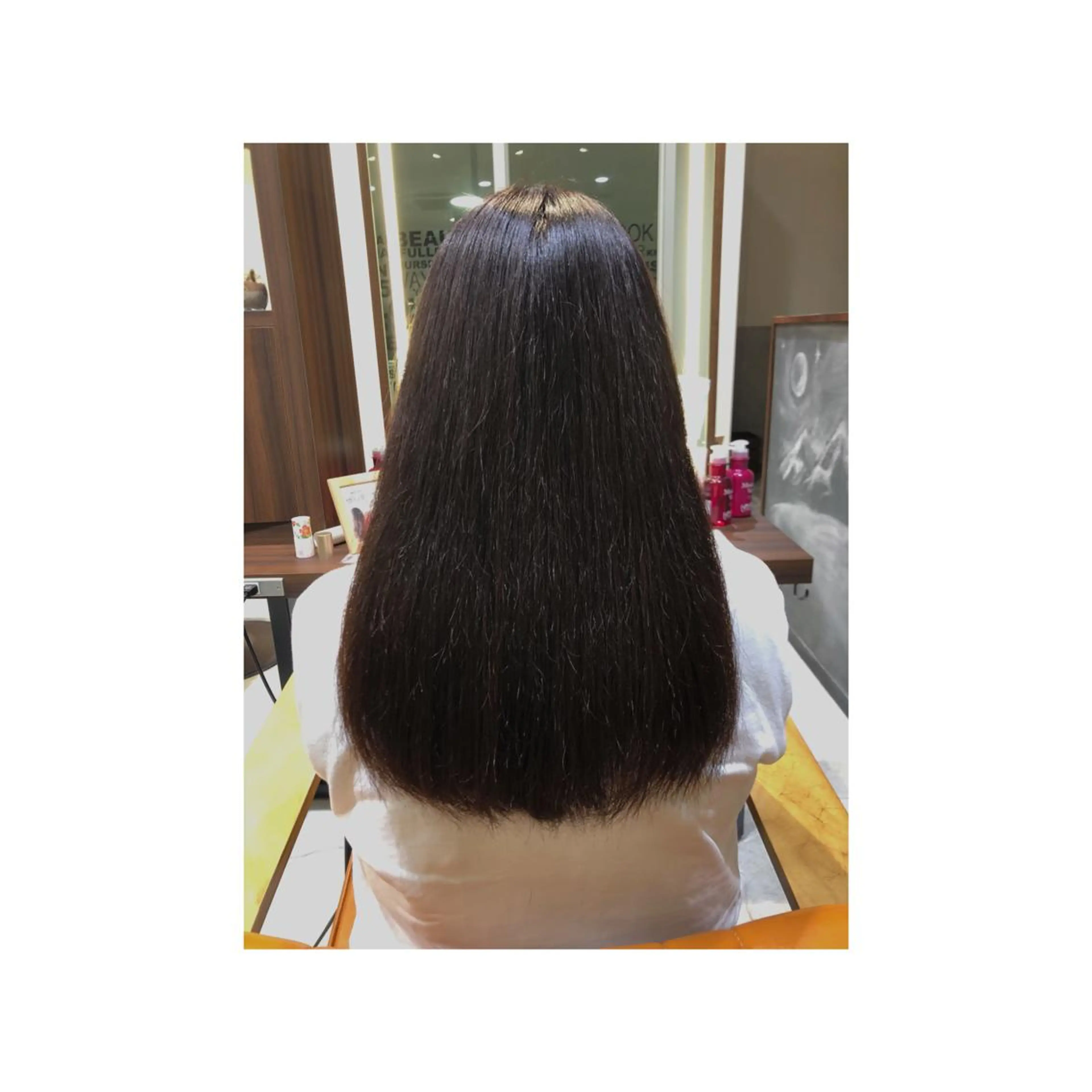 ロング カラー トリートメント なかの たくみのヘアスタイル